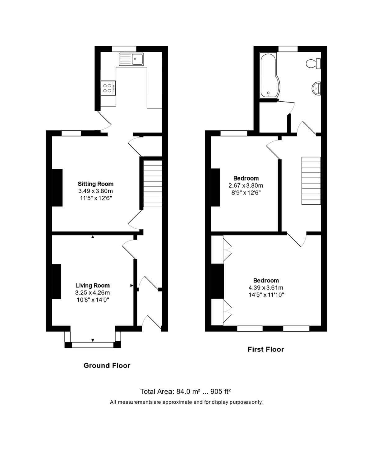 124, Coronation Avenue, Bath floorplan