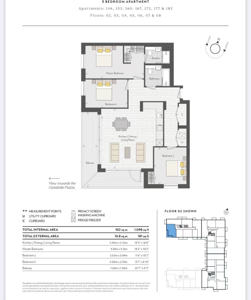 27, Affinity House, 84 Beresford Avenue, London floorplan