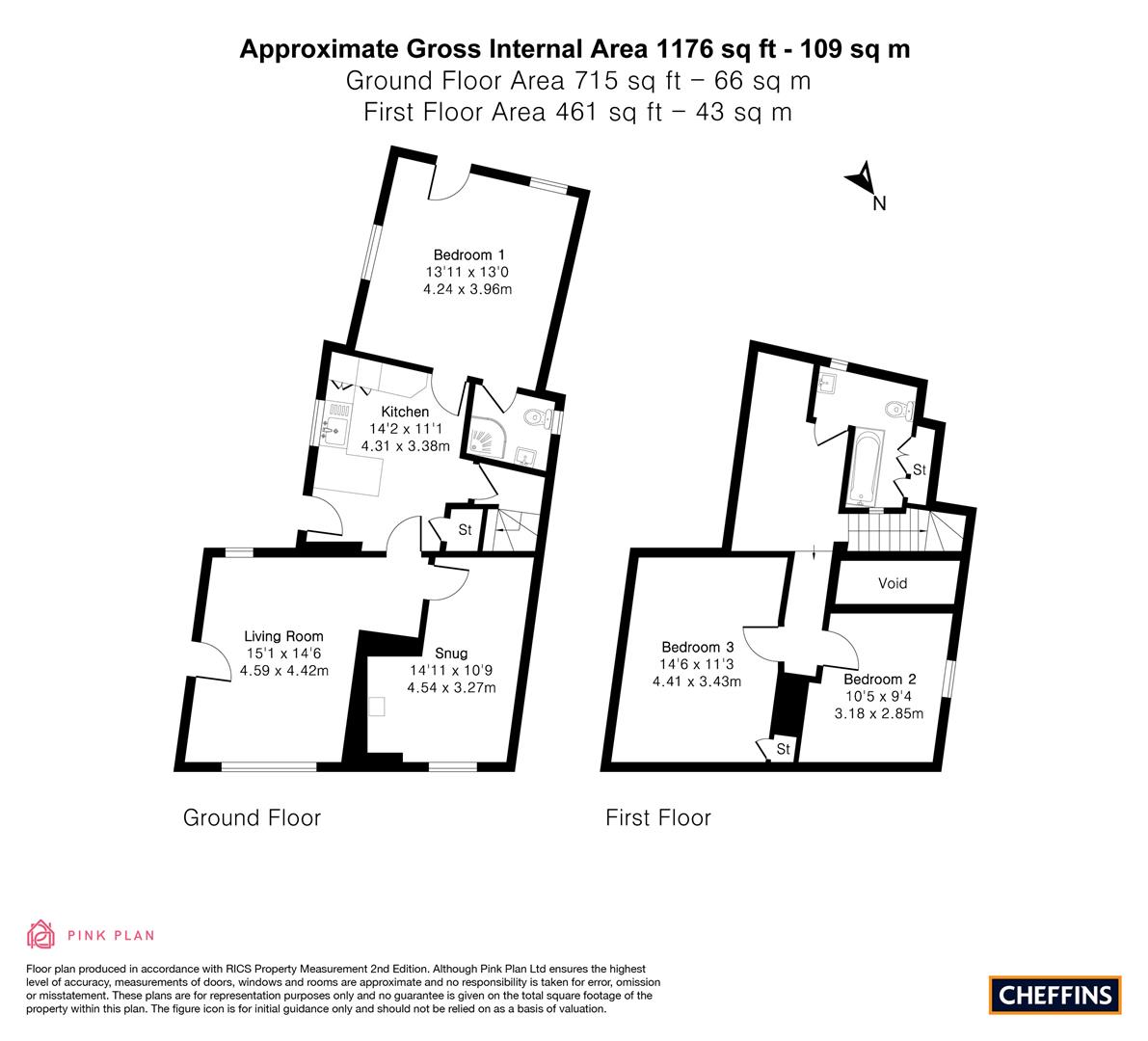 1, George Street, Willingham floorplan