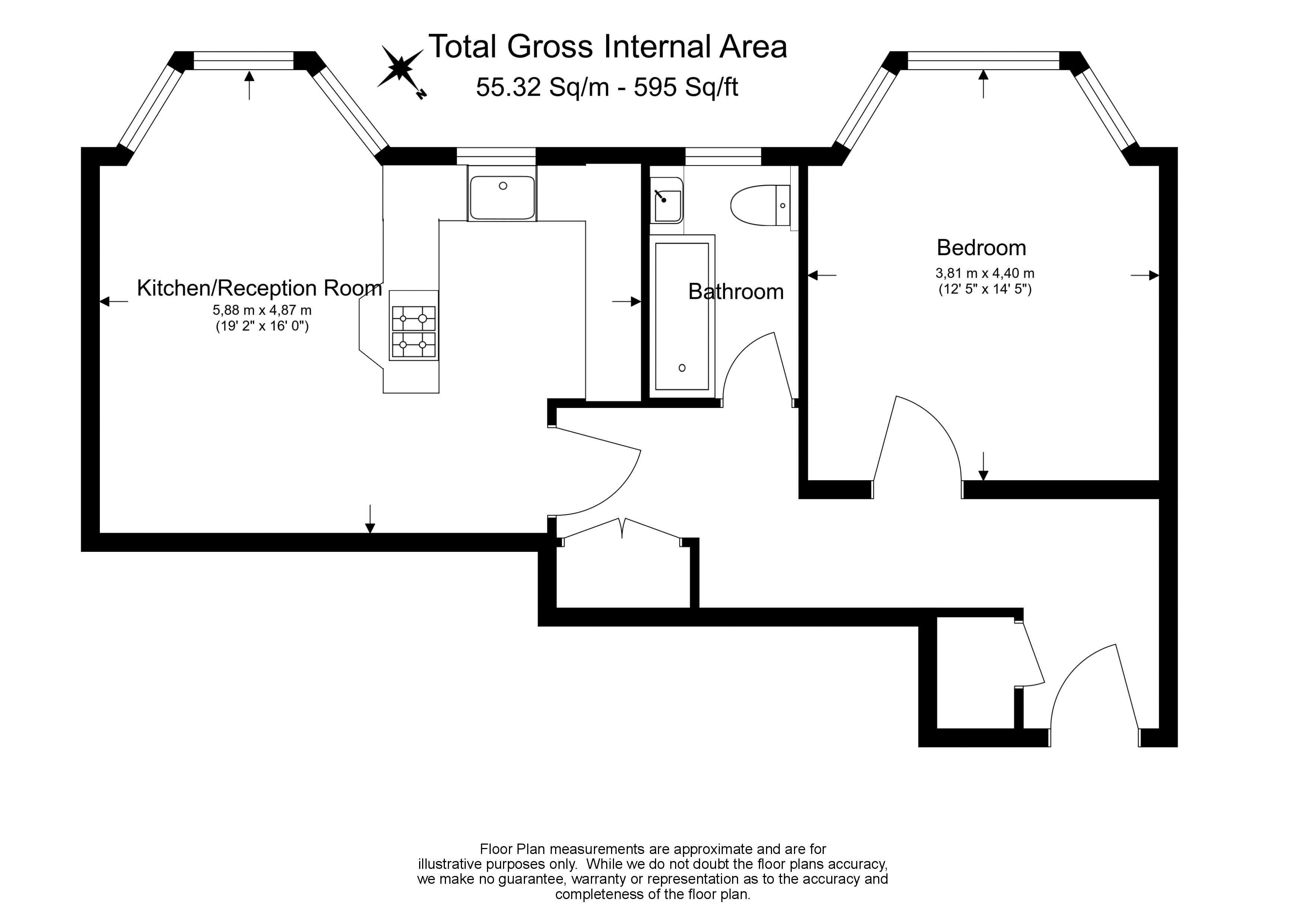 Nevern Square, Kensington floorplan