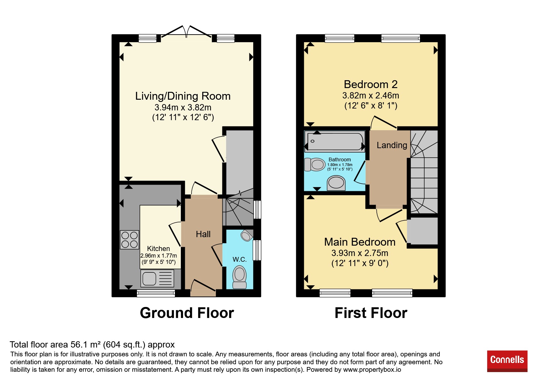 54, Wakelin Way, Lichfield floorplan