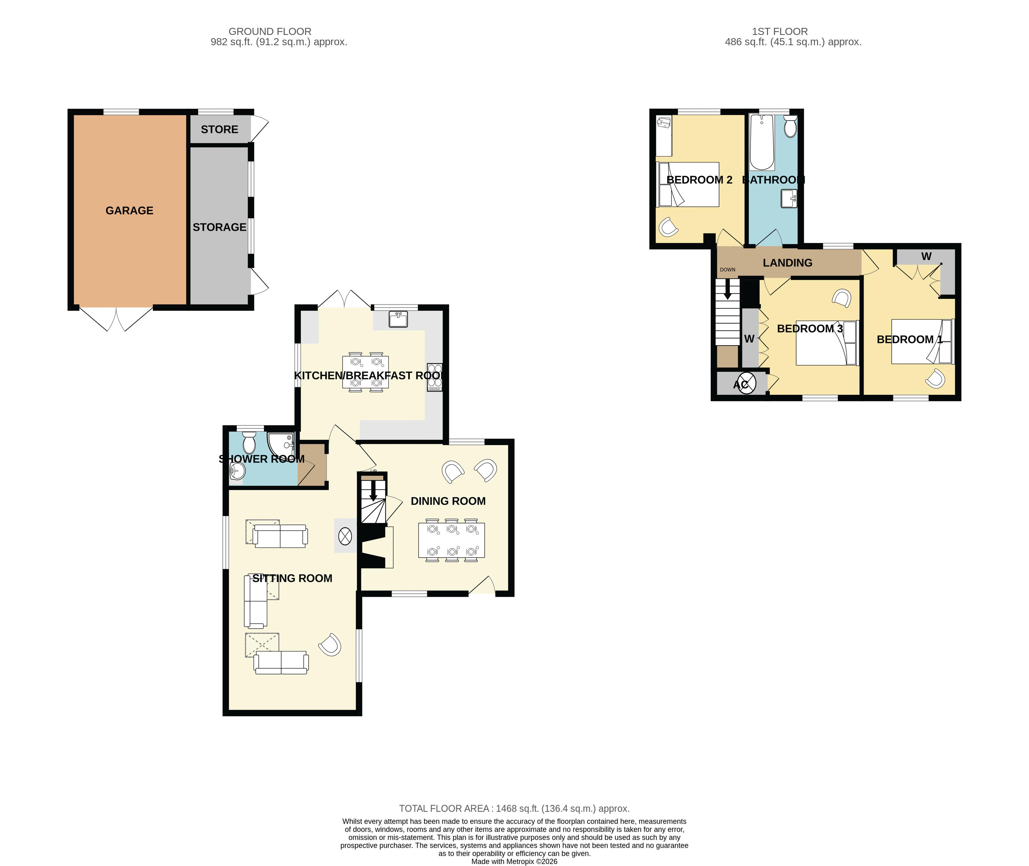 Tydvill Cottage, Church Street, Babcary floorplan