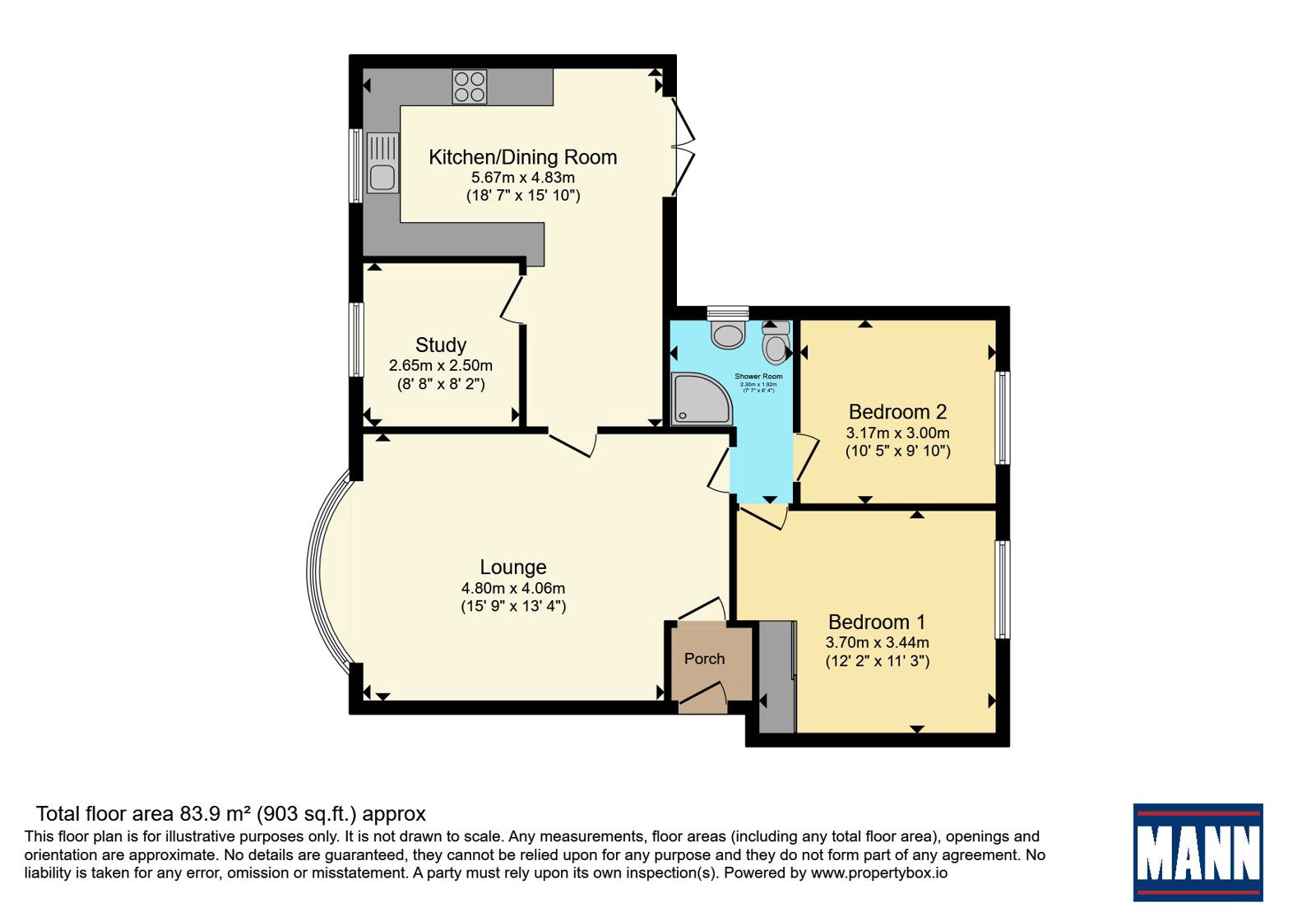 1, James Copse Road, Hampshire floorplan