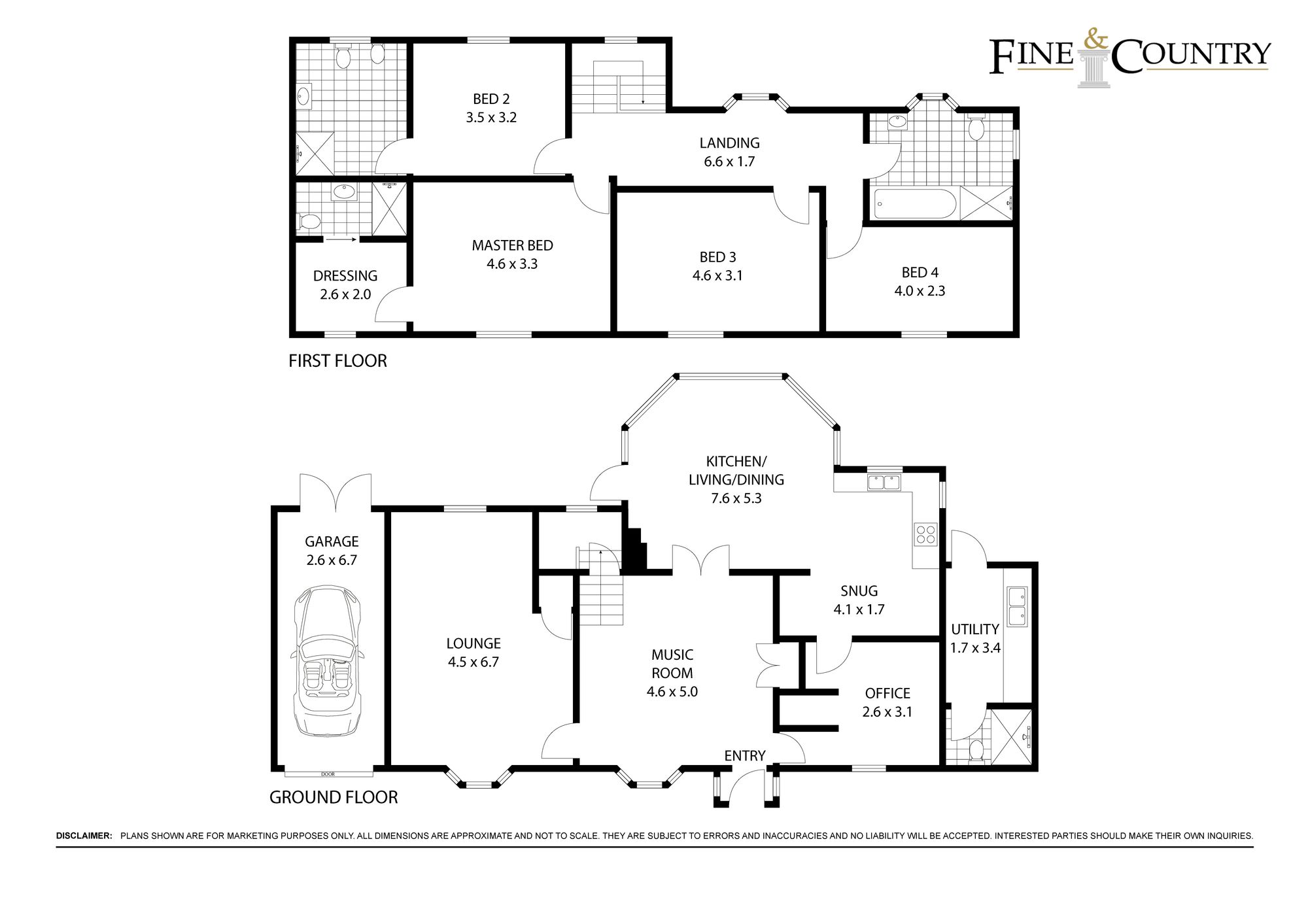 14 Little Poulton Lane, Poulton-Le-Fylde floorplan