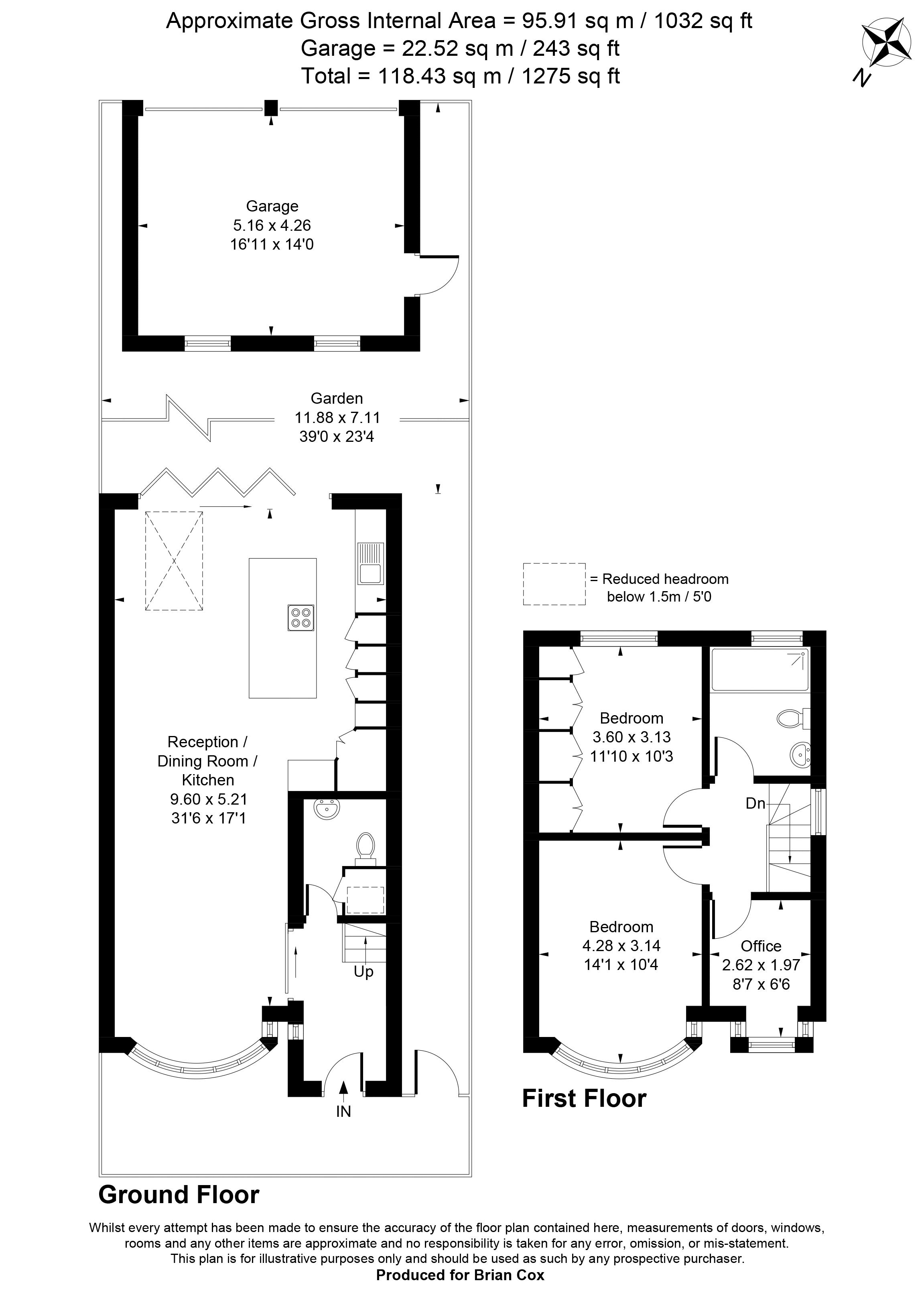 115, Ribblesdale Avenue, Northolt floorplan
