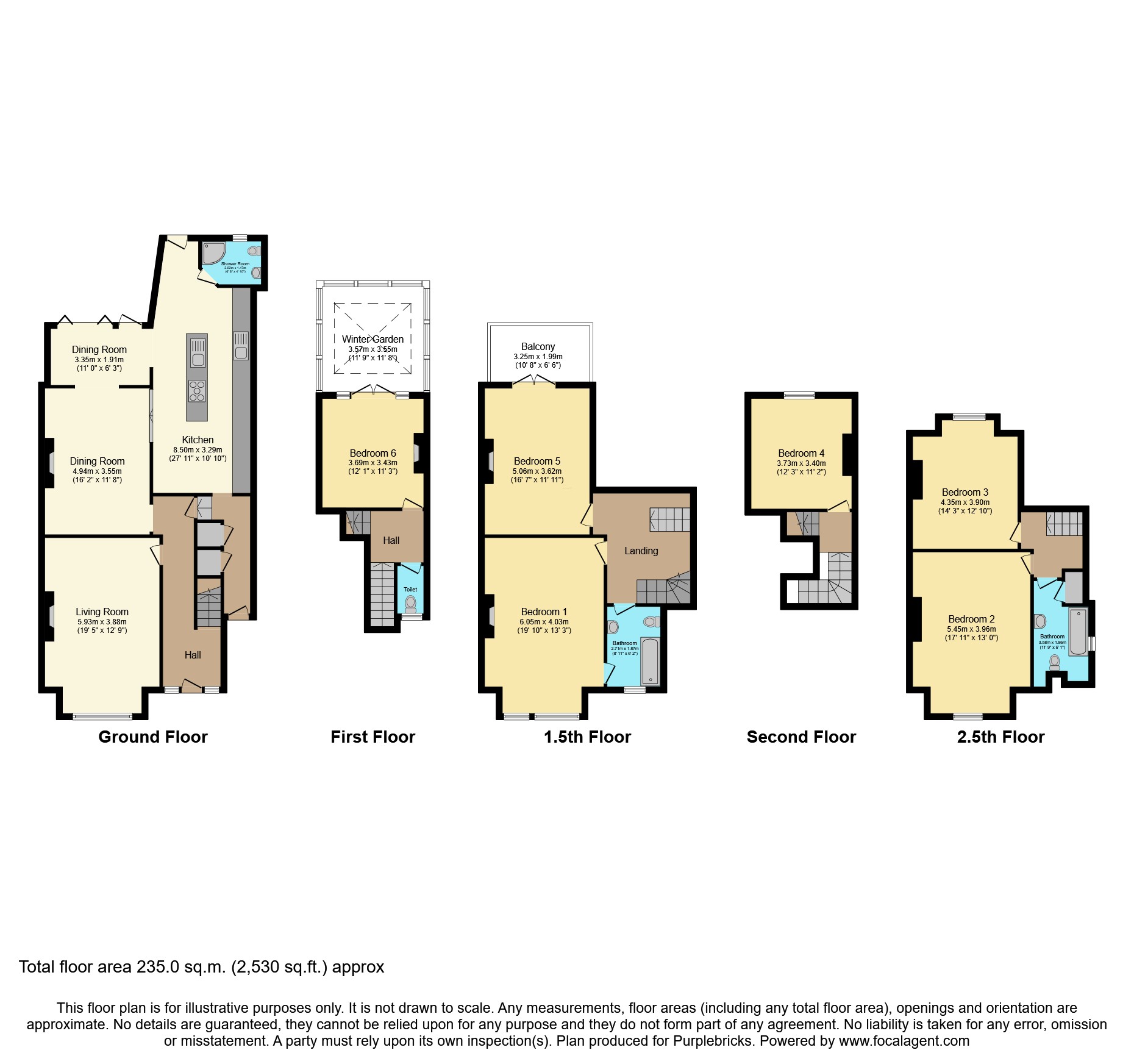 26, Thurlow Park Road, London floorplan