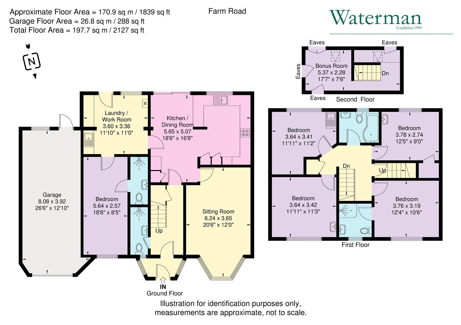 55, Farm Road, Maidenhead floorplan
