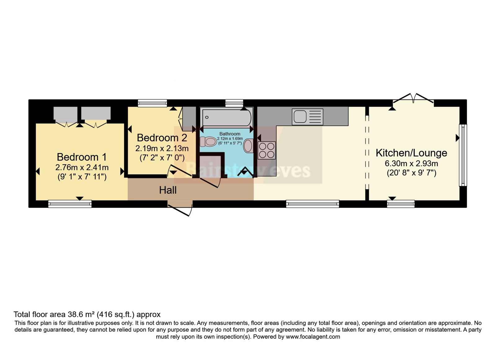 23, Riverside Park, East Farleigh floorplan