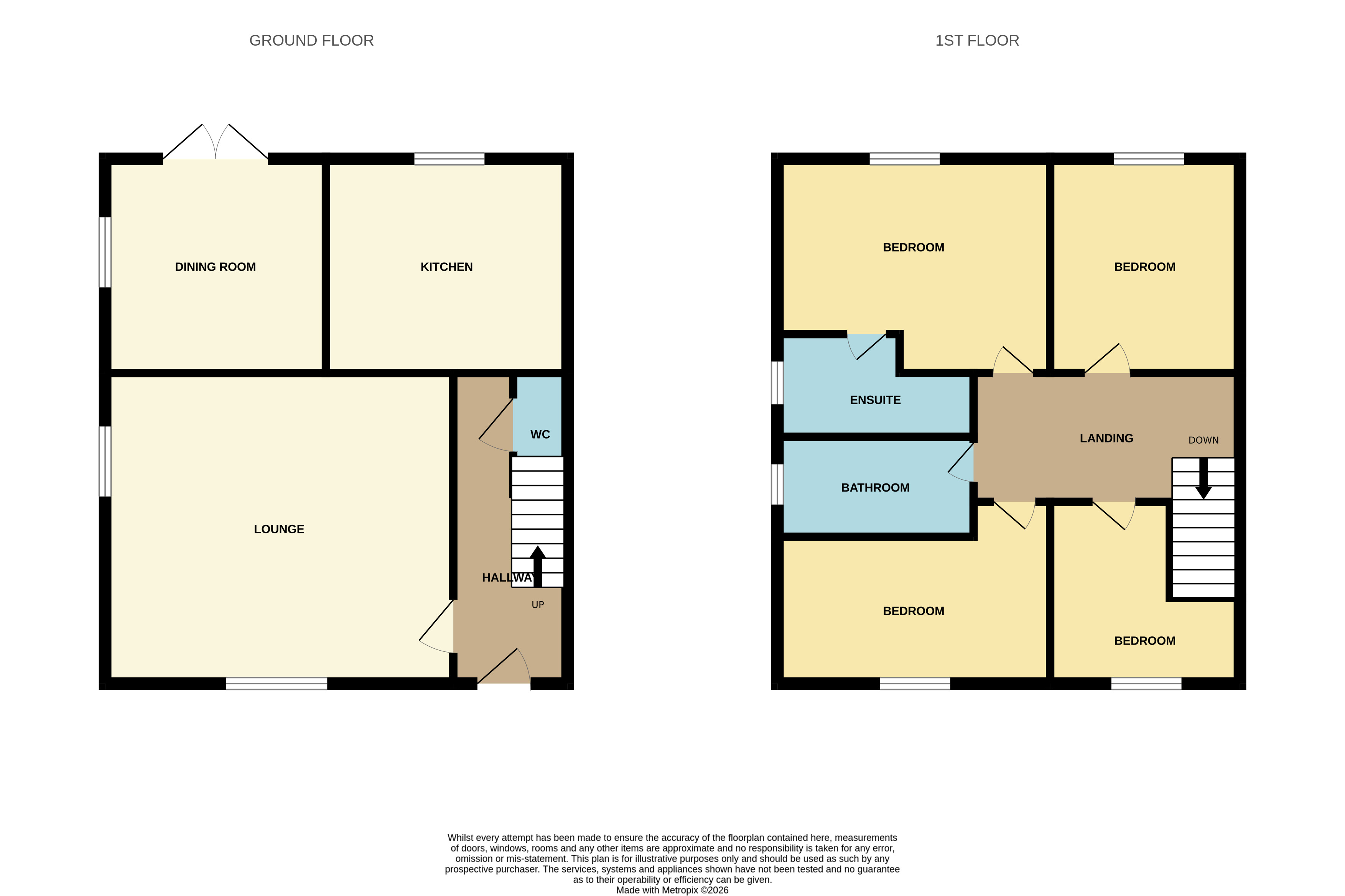 1, Swan Close, Warwickshire floorplan