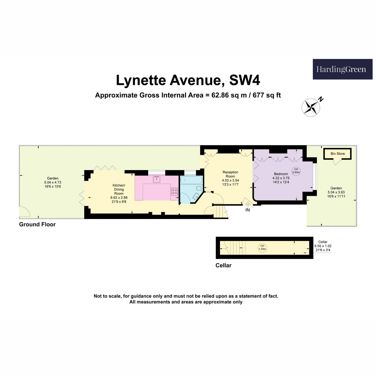 Flat Ground Floor flat, 66, Lynette Avenue, London floorplan