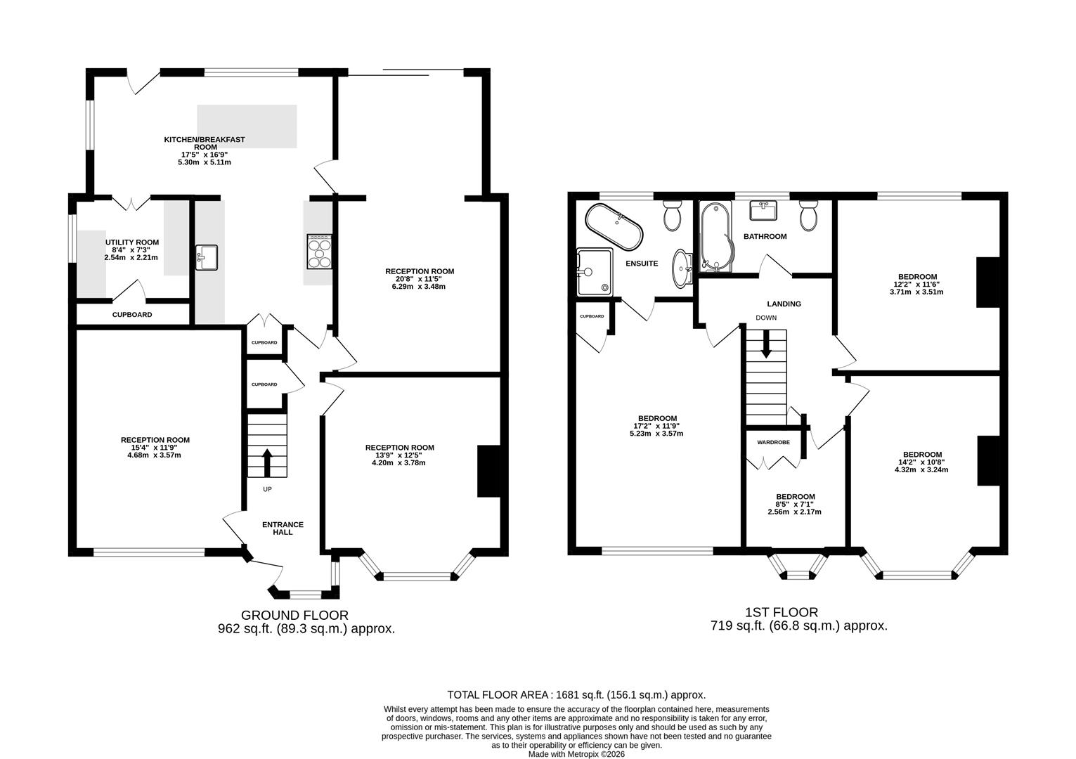 104, Hillcrest Road, Hornchurch floorplan