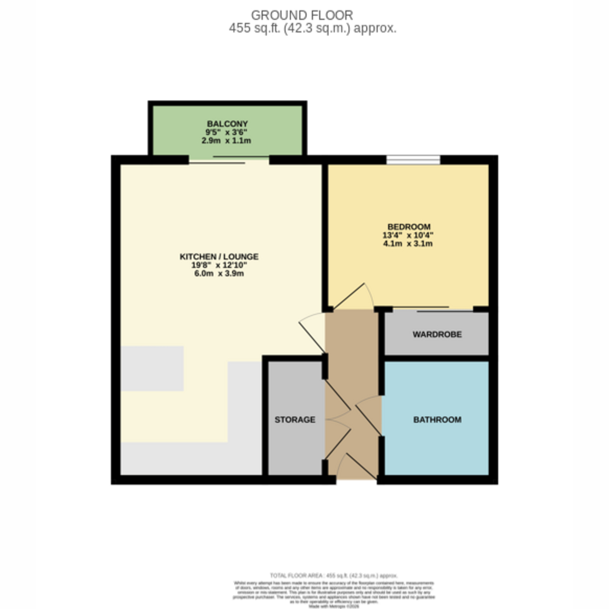 Flat Flat 202, Cygnet House, Drake Way, Reading floorplan