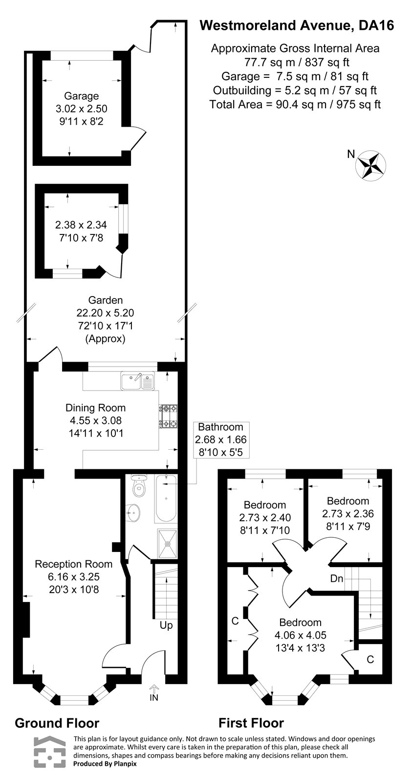 19, Westmoreland Avenue, Kent floorplan