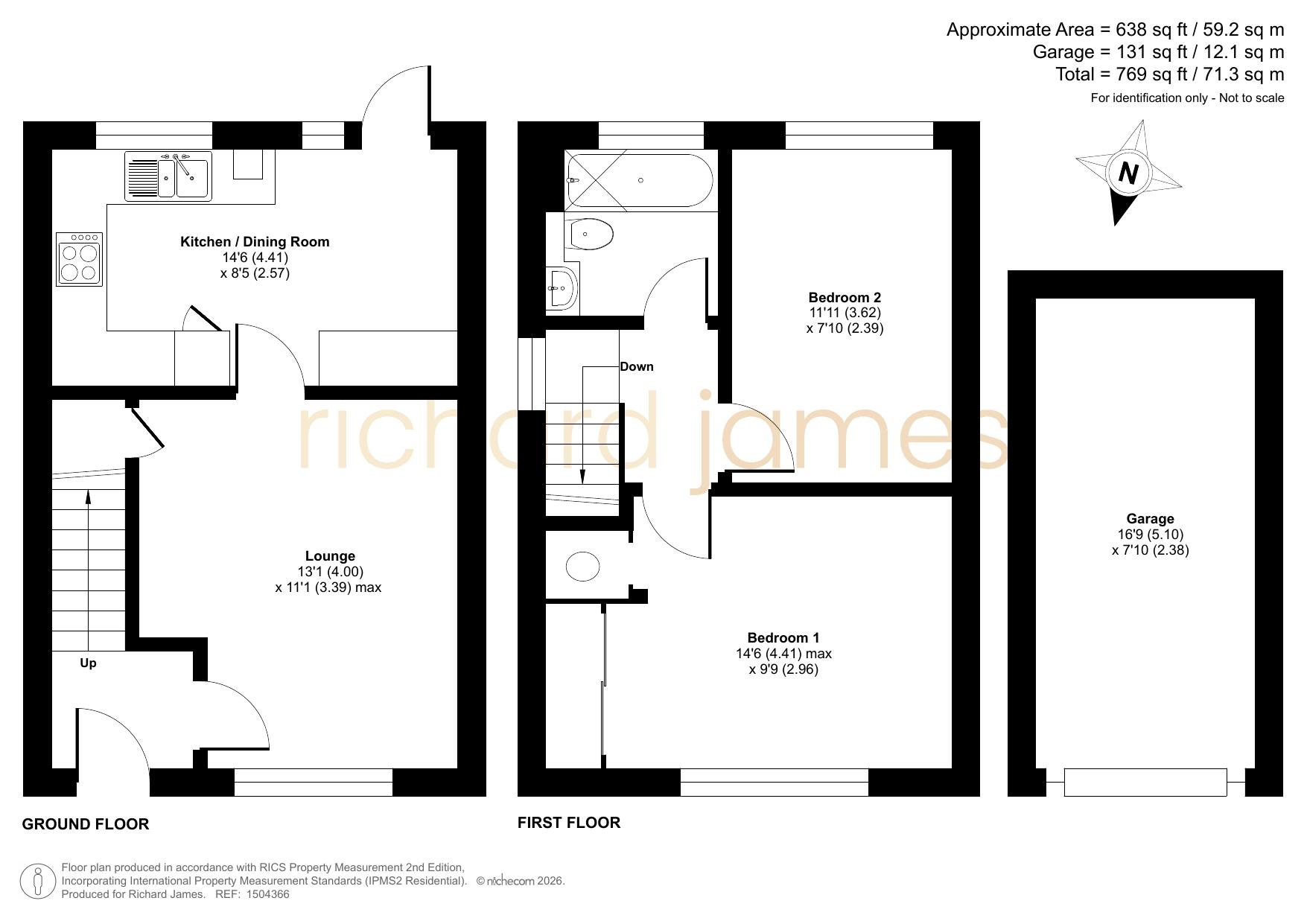 117A, Ridge Nether Moor, Swindon floorplan