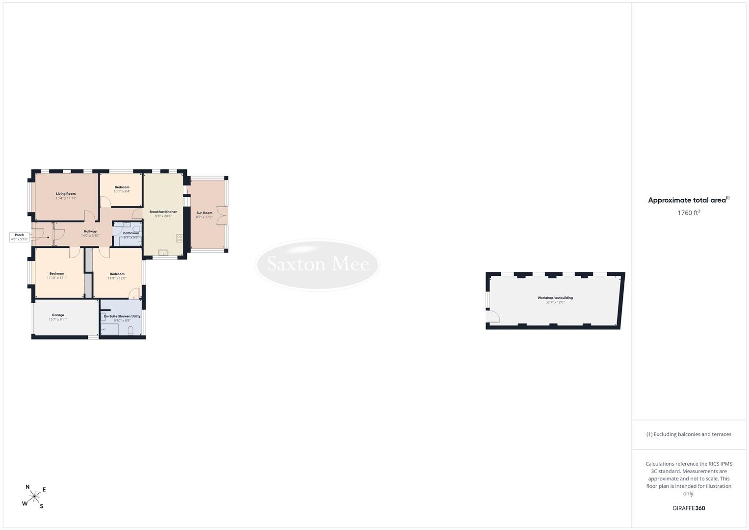3, Holmesfield Road, Dronfield floorplan