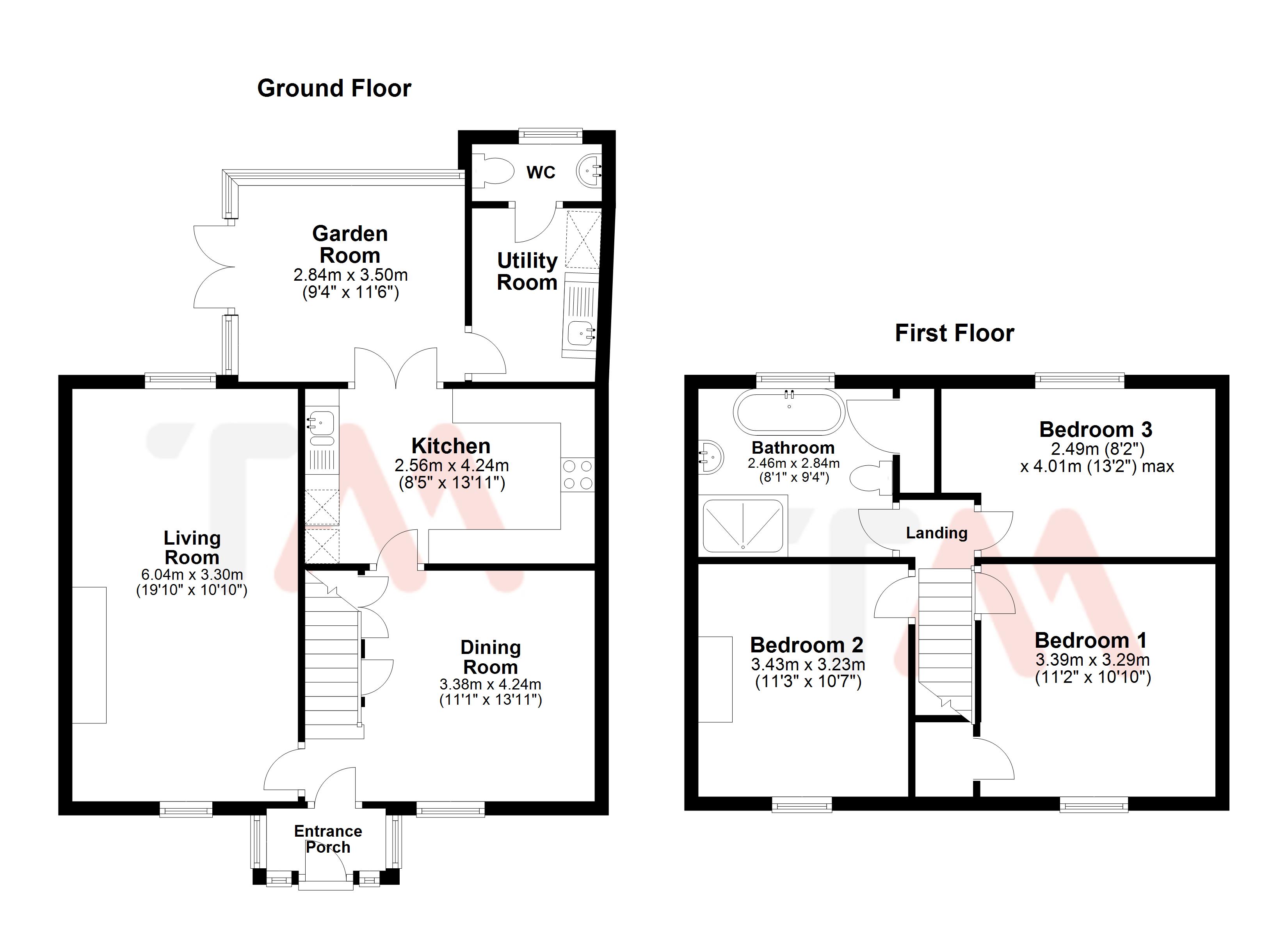 3 bed semidetached house for sale in Potton Road, Biggleswade