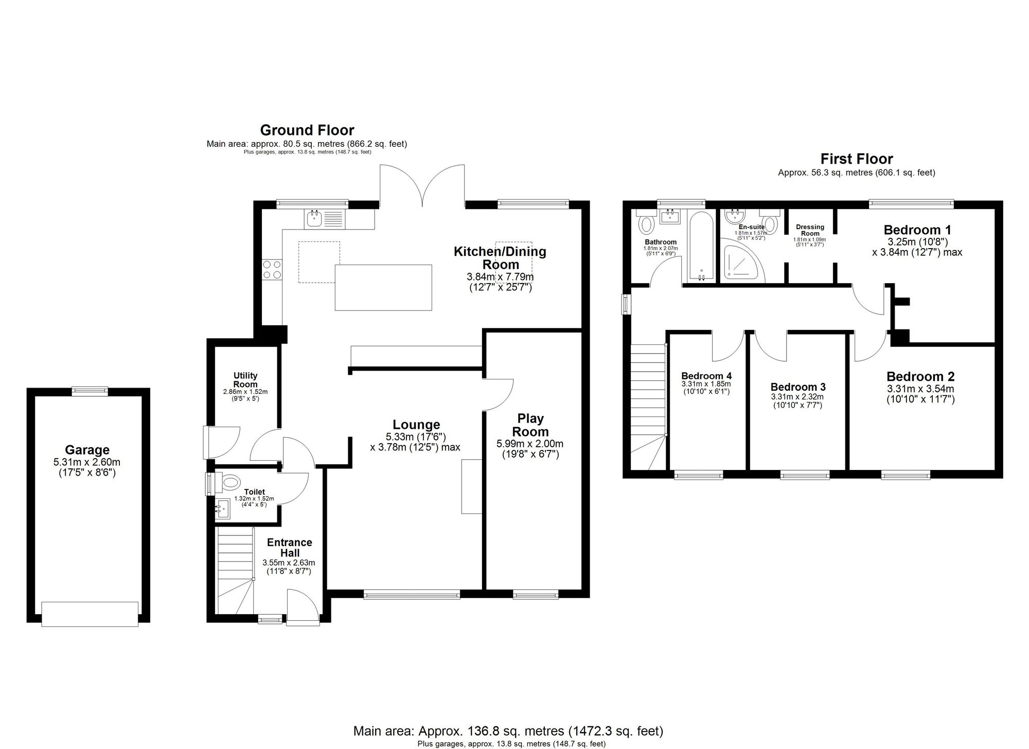 53 Garden Walk, Royston floorplan