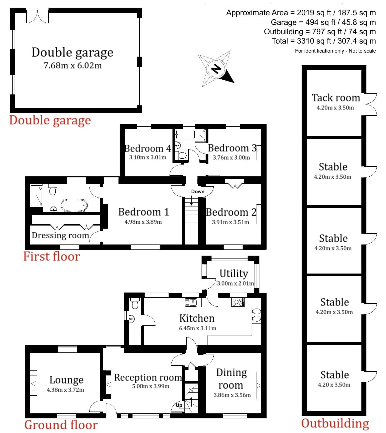 Priory Cottage, 85 Pontefract Road, High Ackworth, Pontefract floorplan