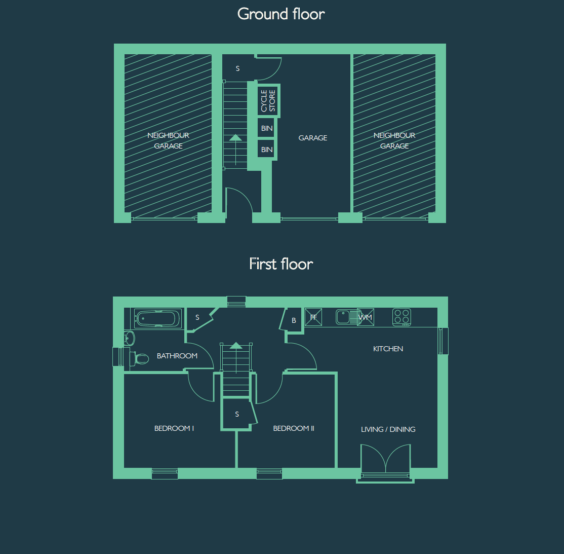 2 Bedrooms Flat for sale in Scott Close, Phoenix Quarter, Dartford, Kent DA1