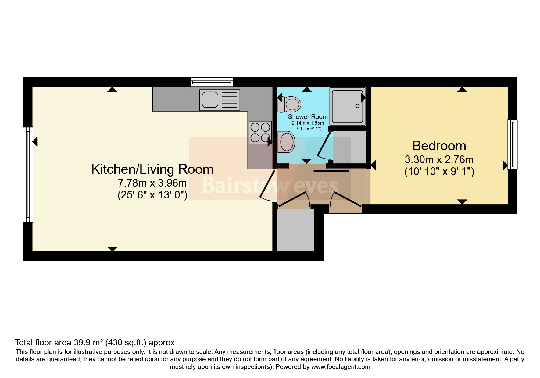 51,, Alders Close, London floorplan