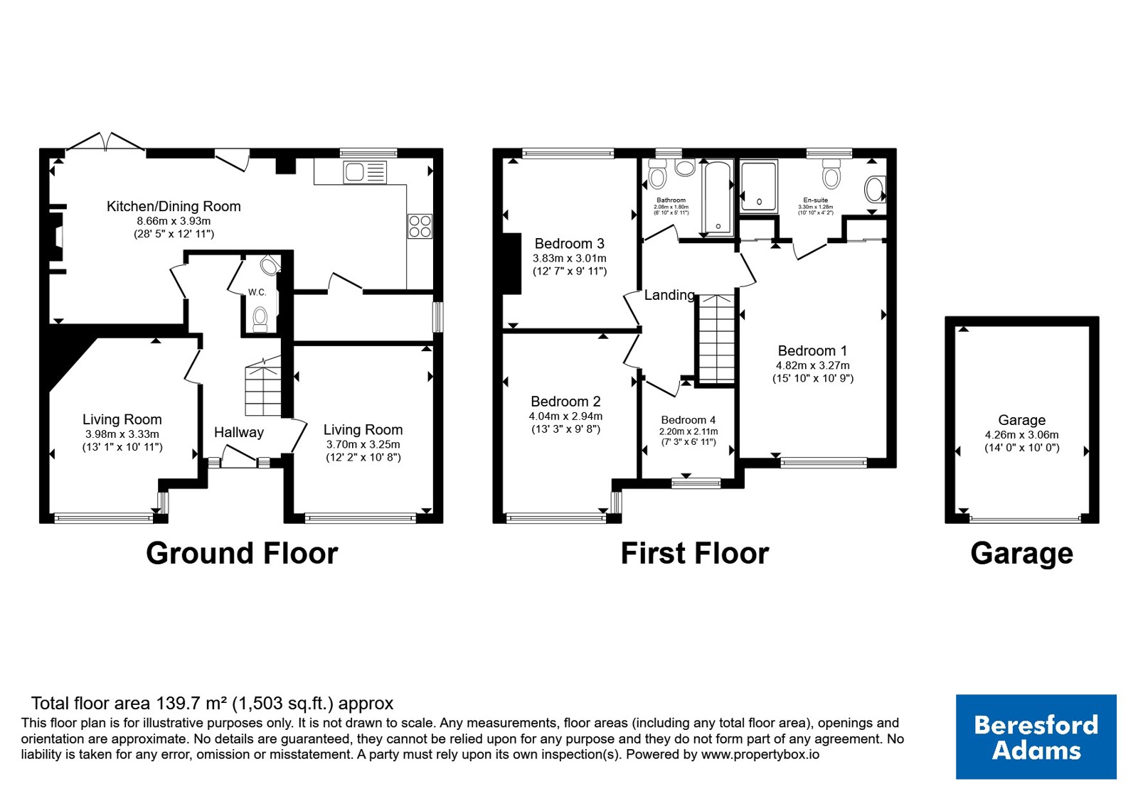 196, Chester Road, Wrexham floorplan