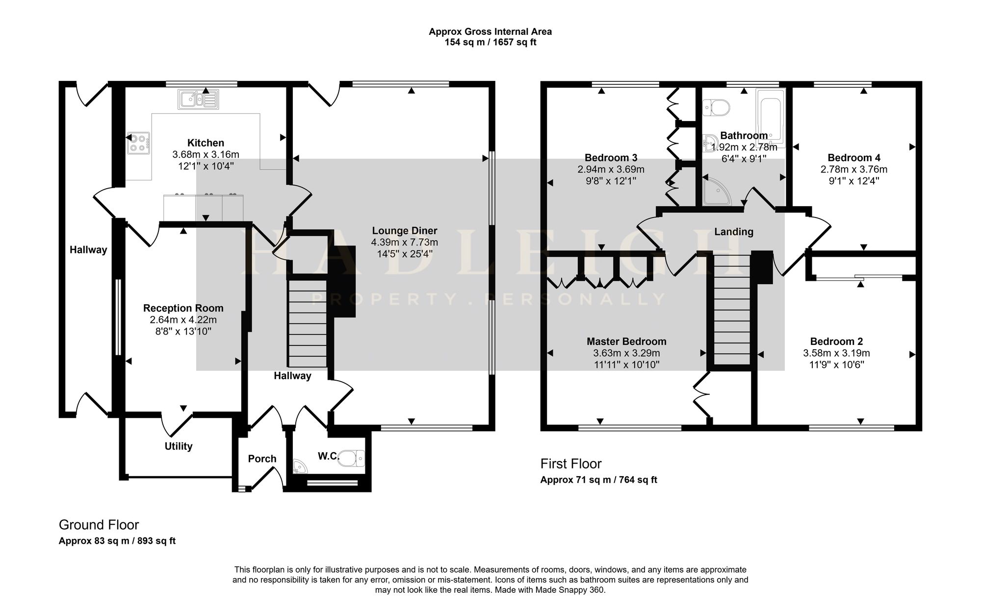 35 Ingham Way, Birmingham floorplan