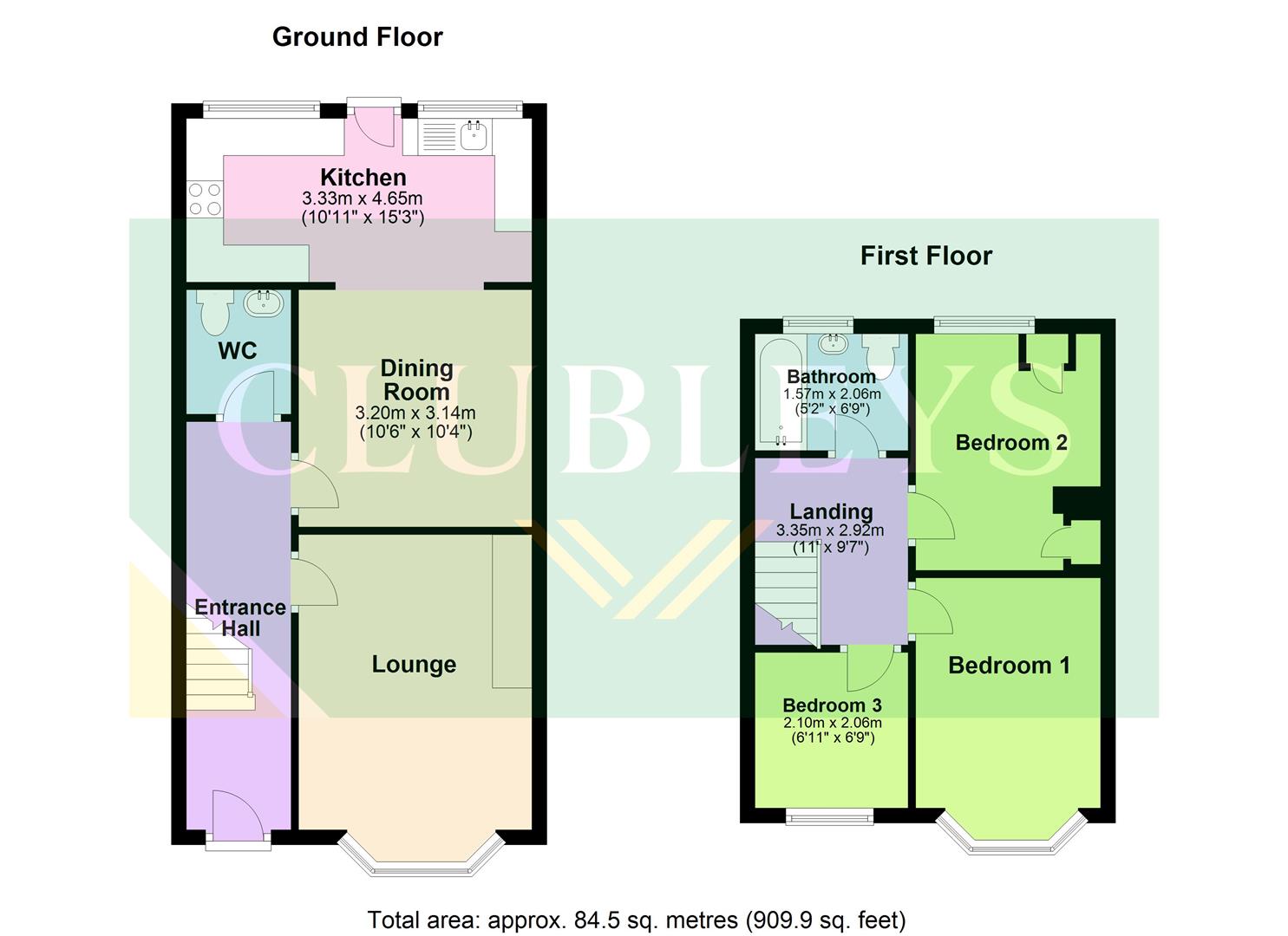 16, Elloughton Road, Brough floorplan