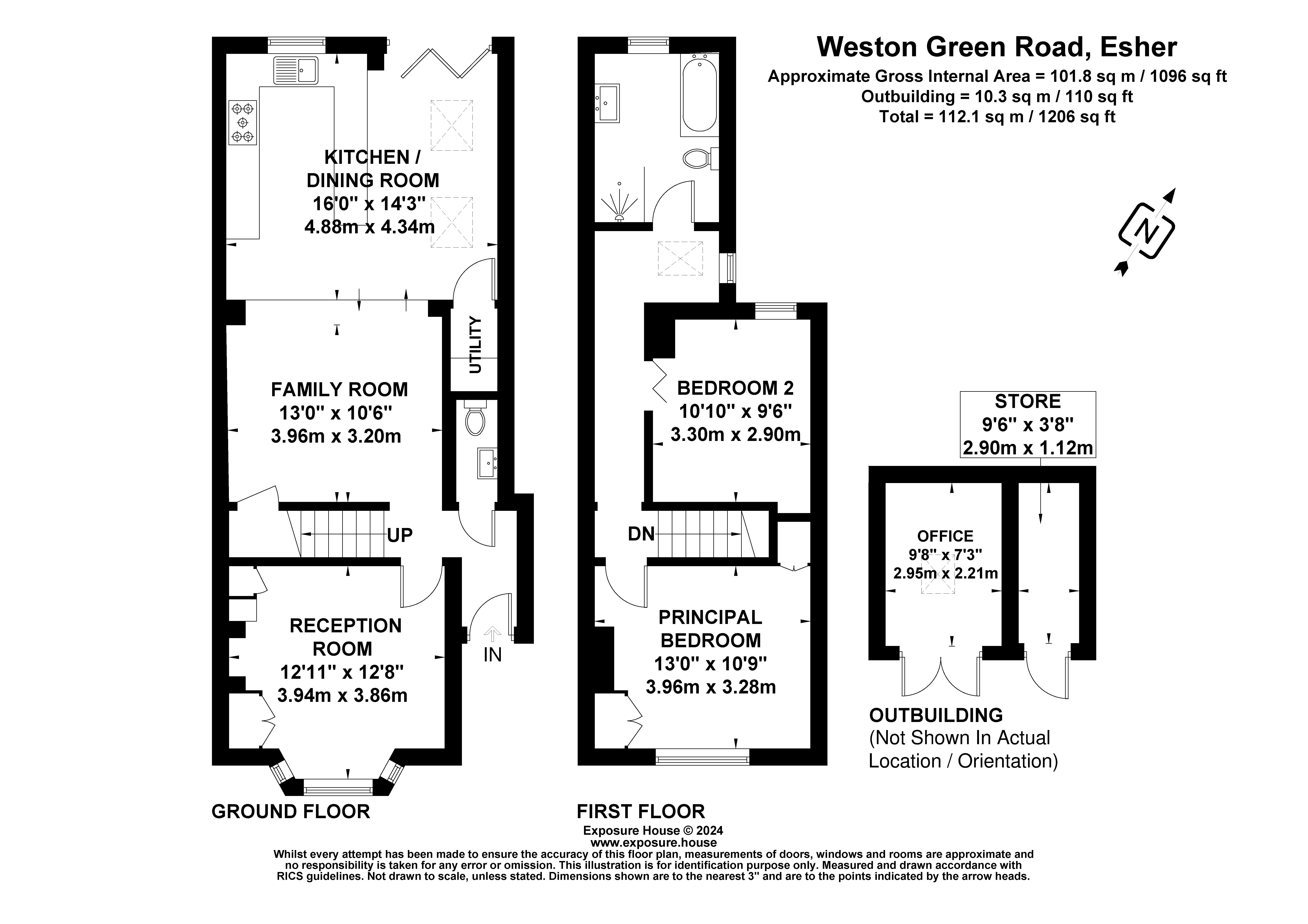 11, Jubilee Villas, Esher floorplan