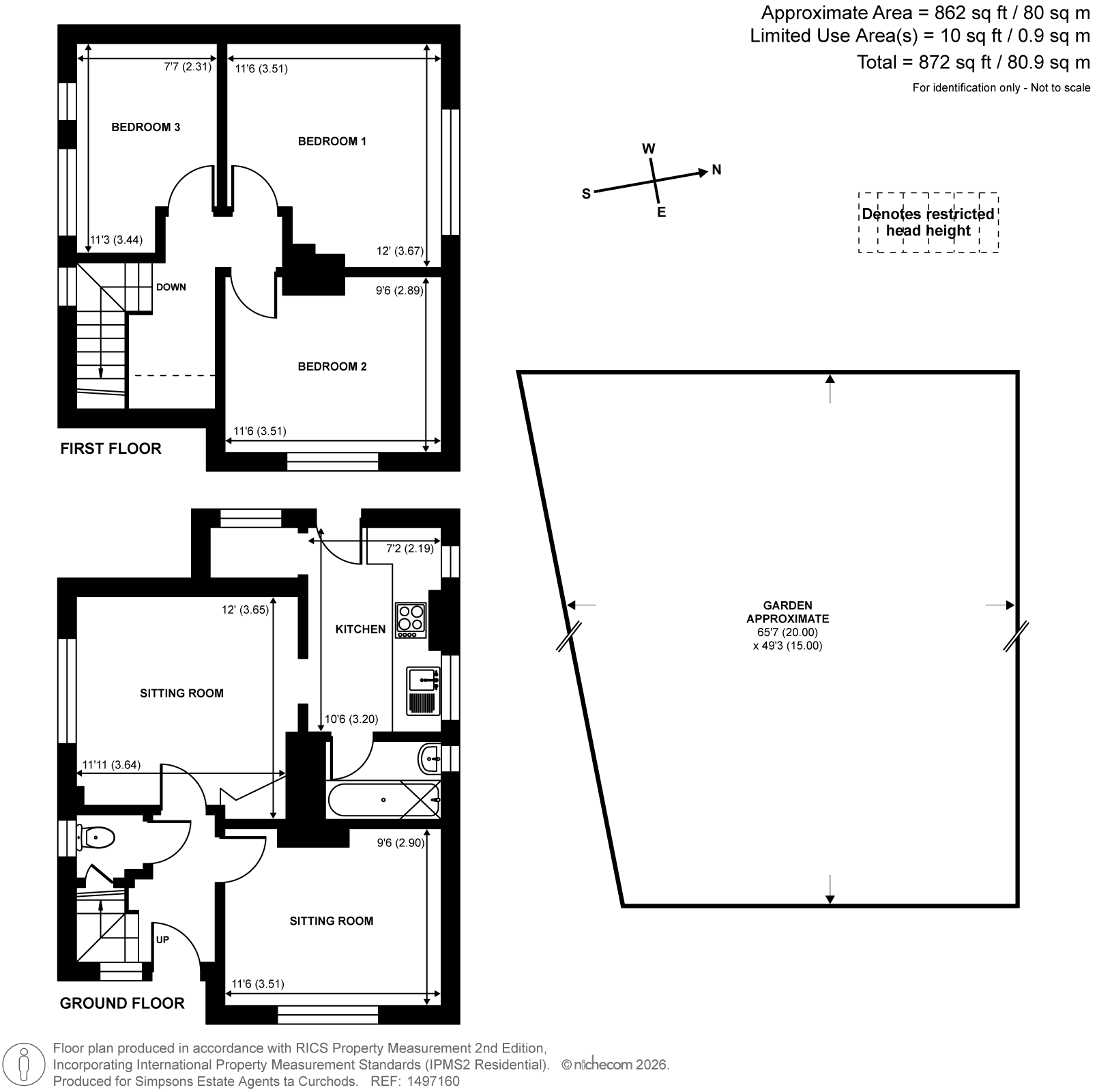 Ruffets Cottage,, Brighton Road, Tadworth floorplan