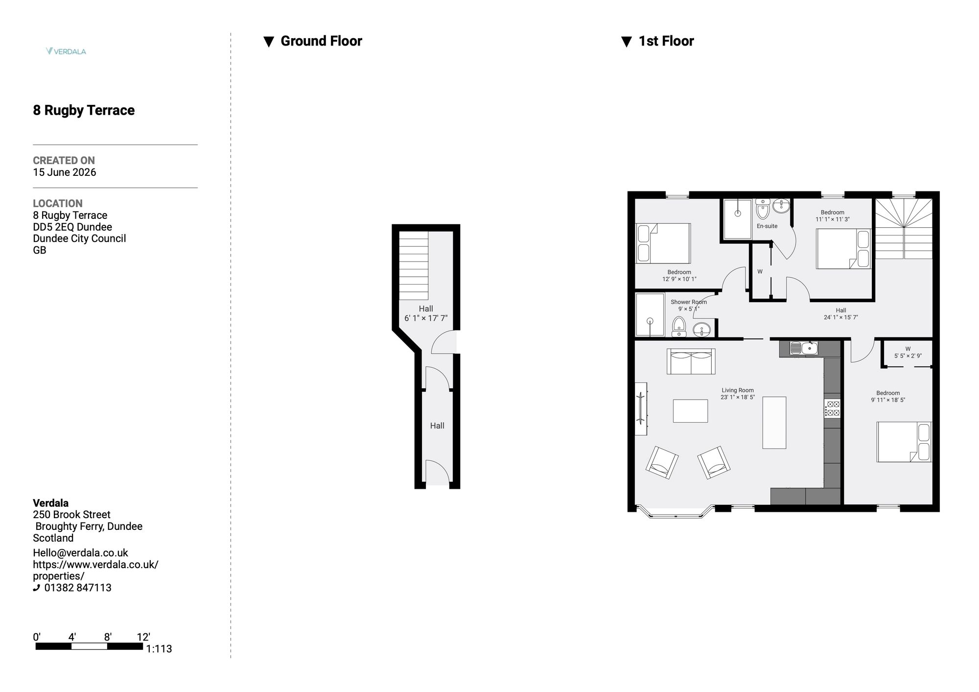8 Rugby Terrace, Dundee floorplan