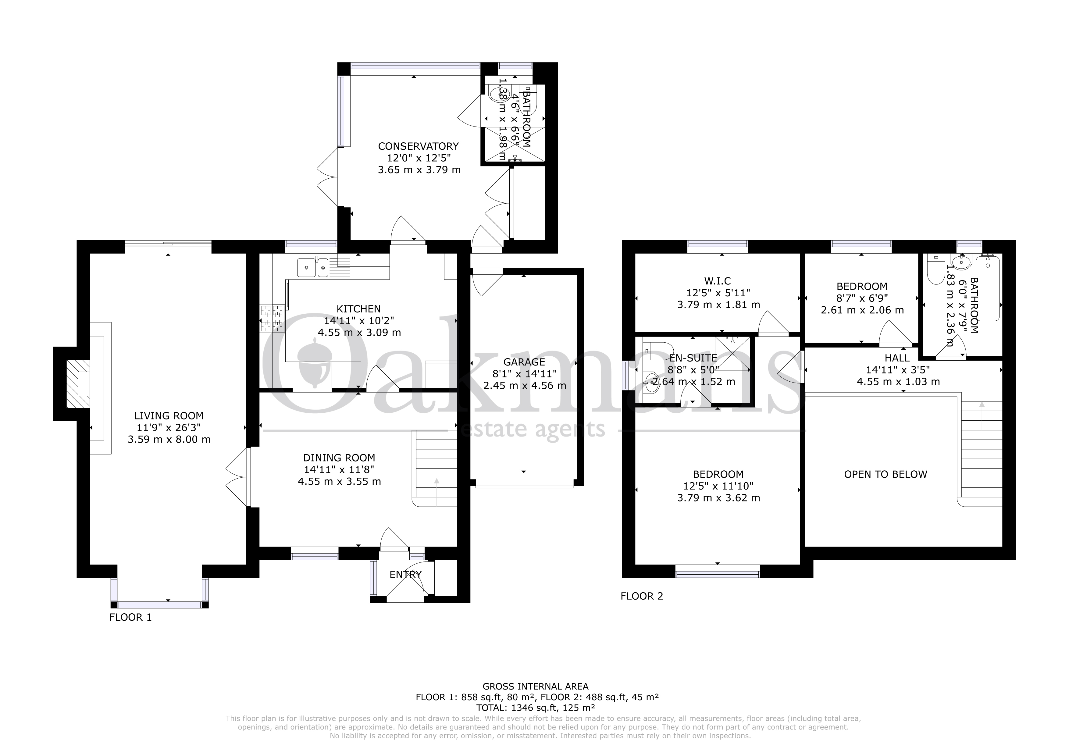 26, OVER MILL DRIVE, BIRMINGHAM floorplan