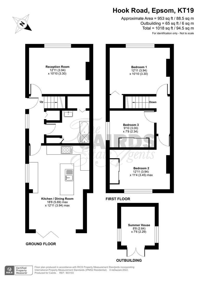 Hook Road, Epsom KT19, 3 bedroom property for sale 64574274 PrimeLocation