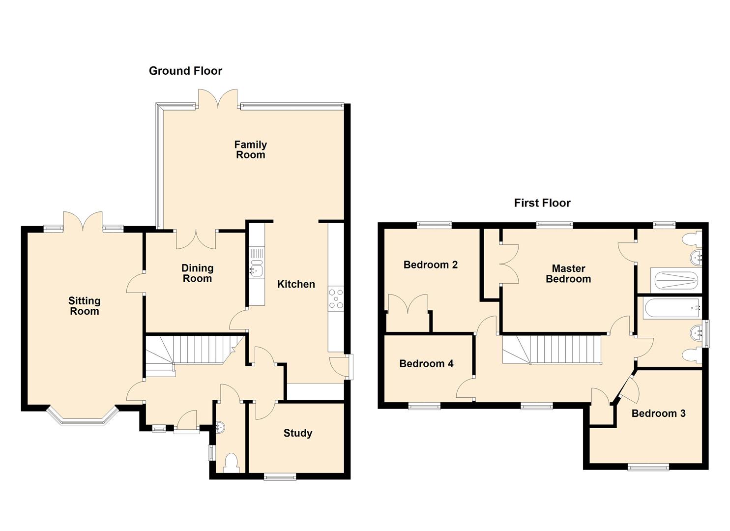 4 Bedrooms Detached house for sale in Ryton Way, Hilton, Derby DE65