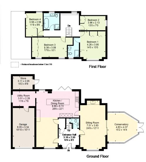 4 Bedrooms Detached house for sale in Walkfield Drive, Epsom KT18