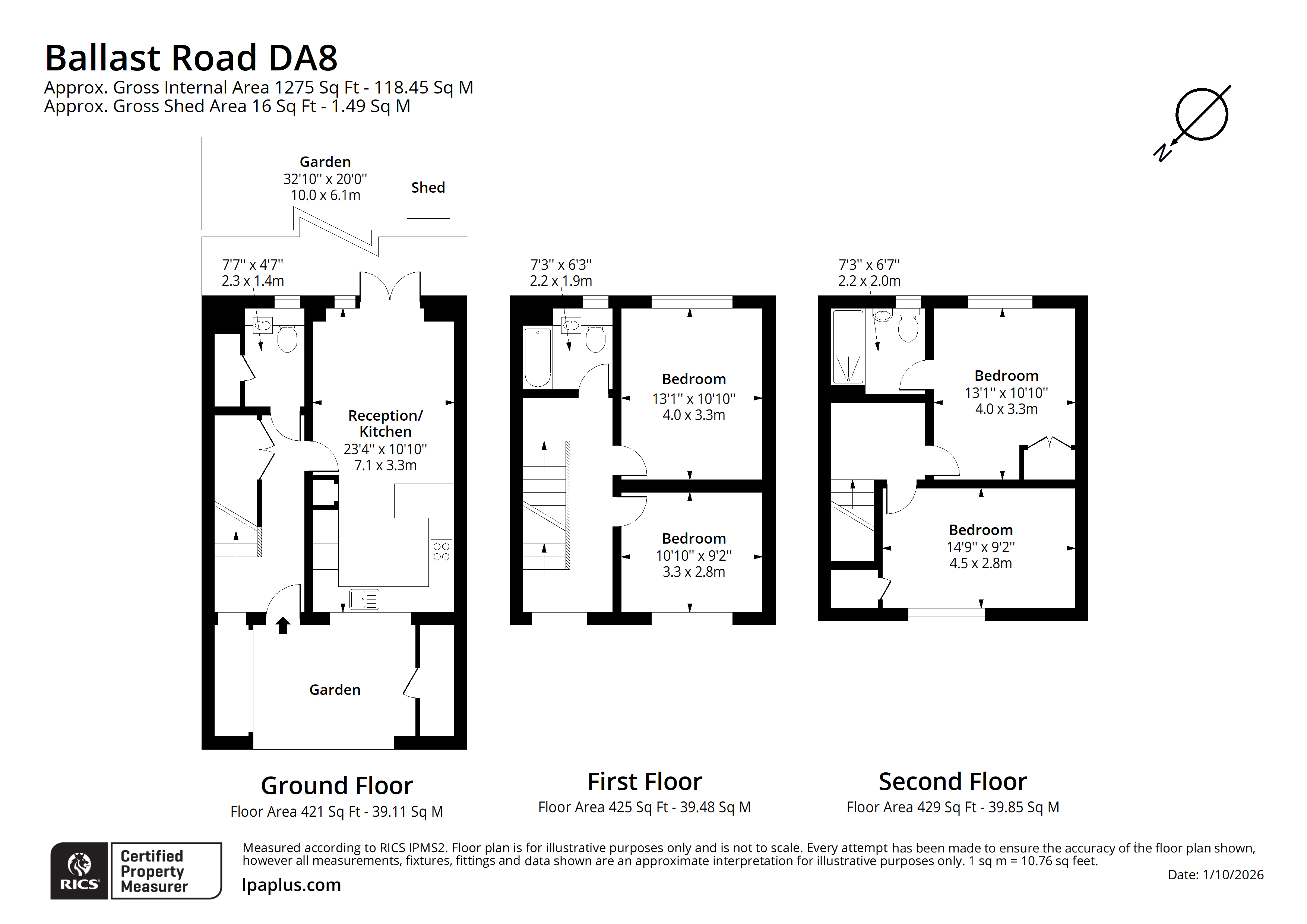 Ballast Road, Erith floorplan