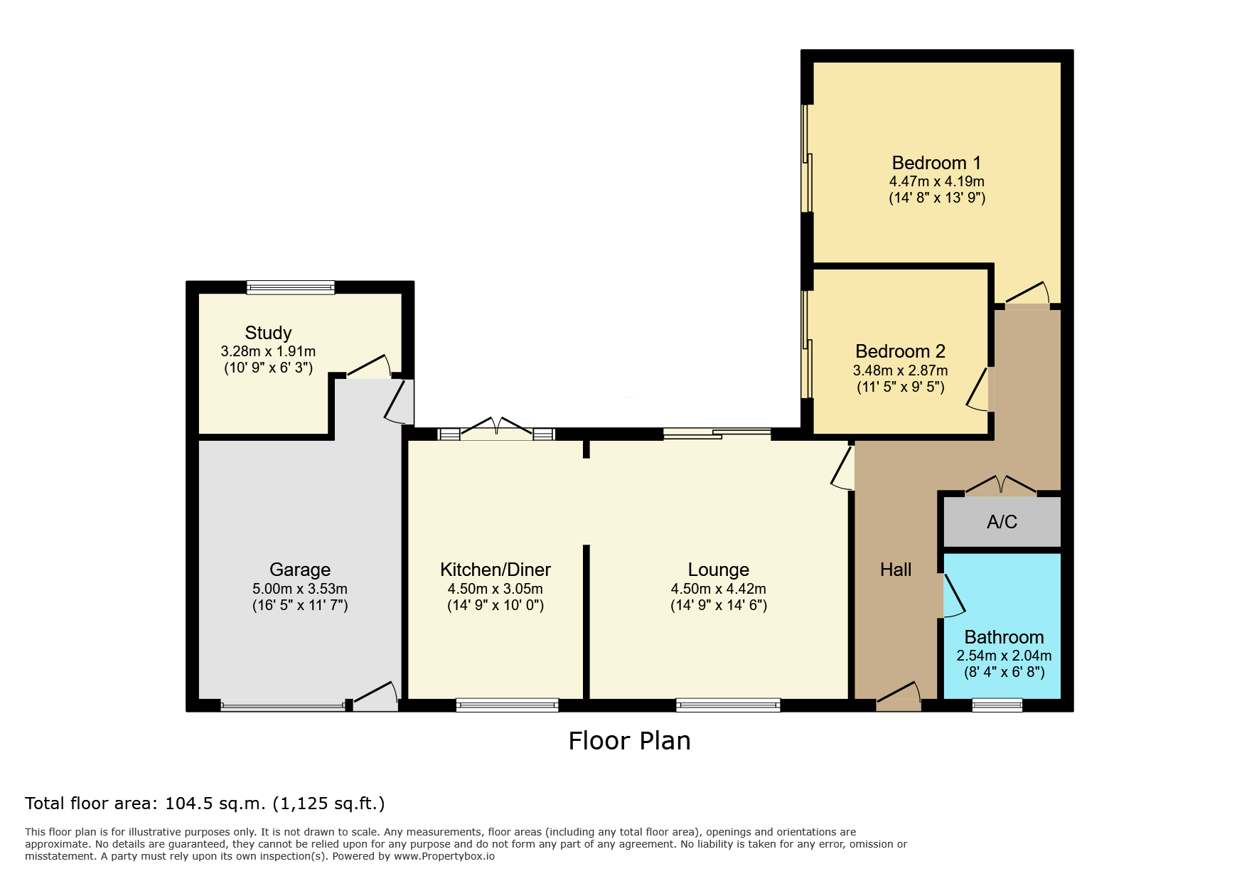 4 Marston Drive, Leicester floorplan
