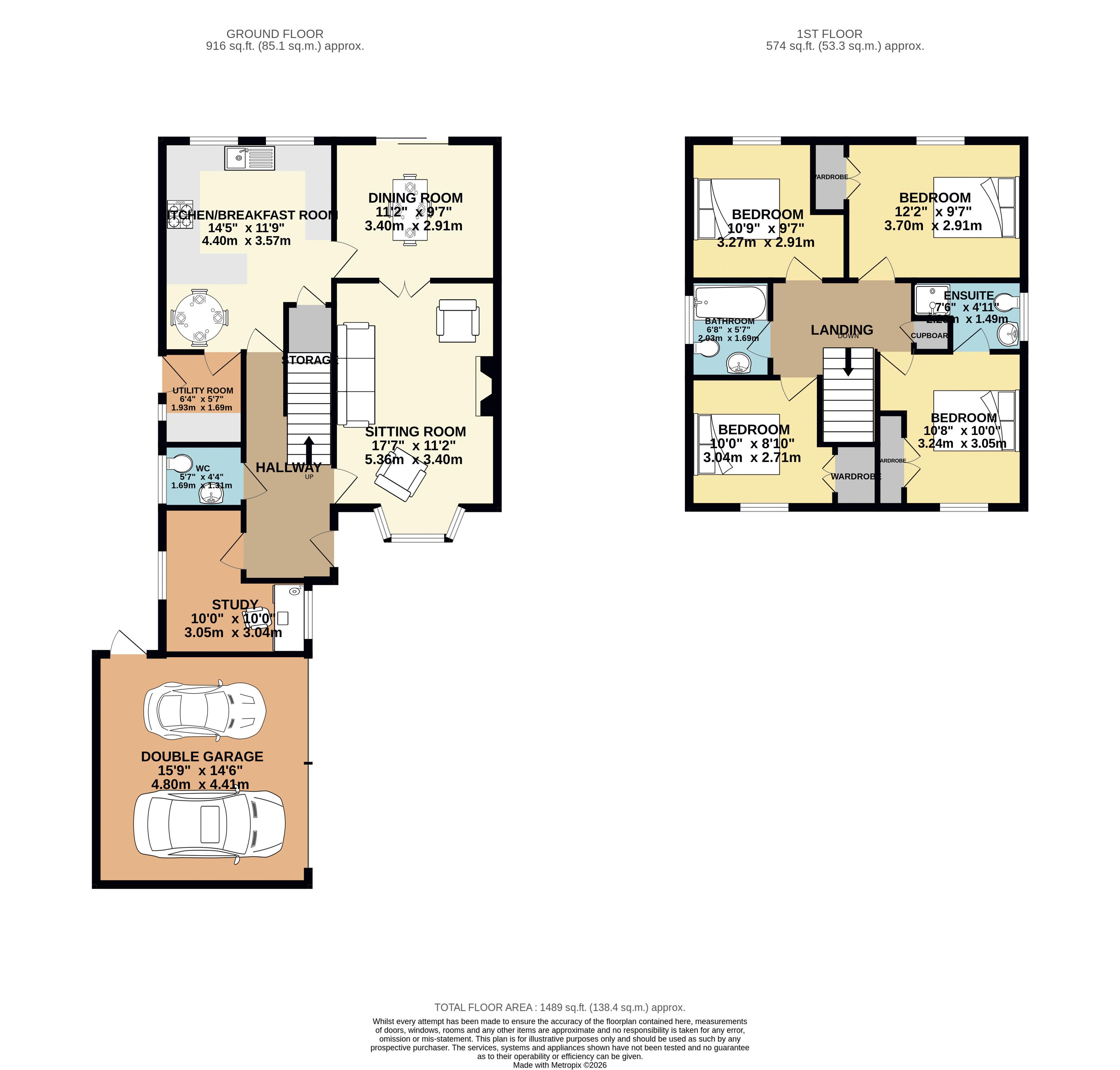 27, St Clares Court, Hereford floorplan