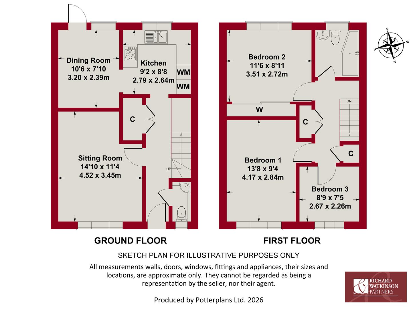 22, Crossways Drive, East Bridgford floorplan