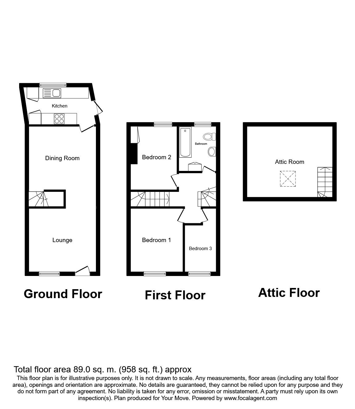 3 Bedrooms Terraced house for sale in Eyres Gardens, Ilkeston DE7