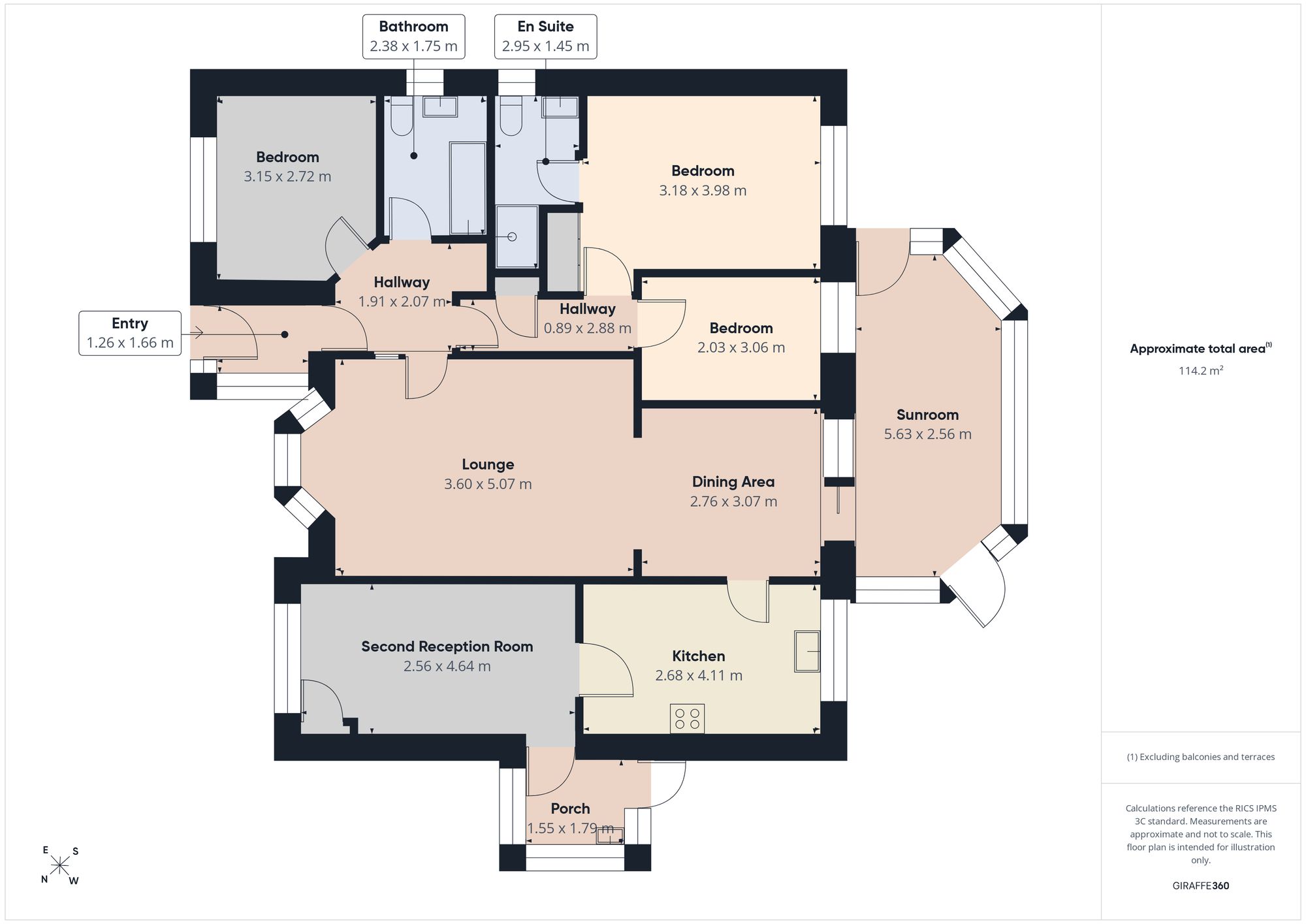 6 Hazelmere Dene, Cramlington floorplan