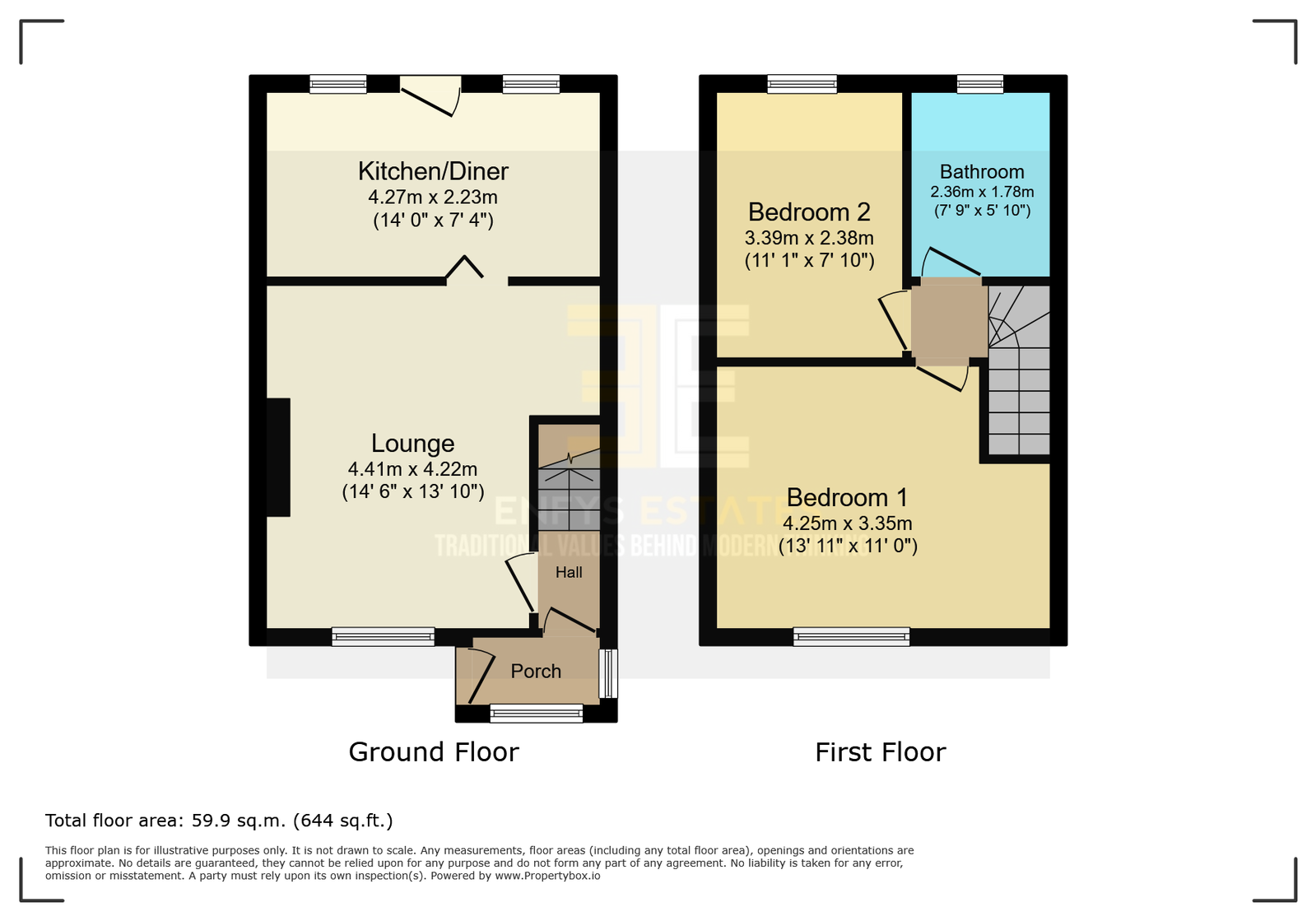 10, Mount Pleasant Terrace, Llandudno floorplan