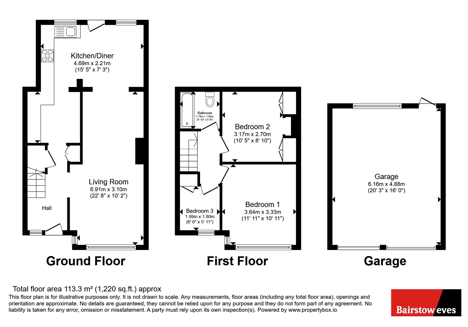 5, Laburnum Avenue, Hornchurch floorplan
