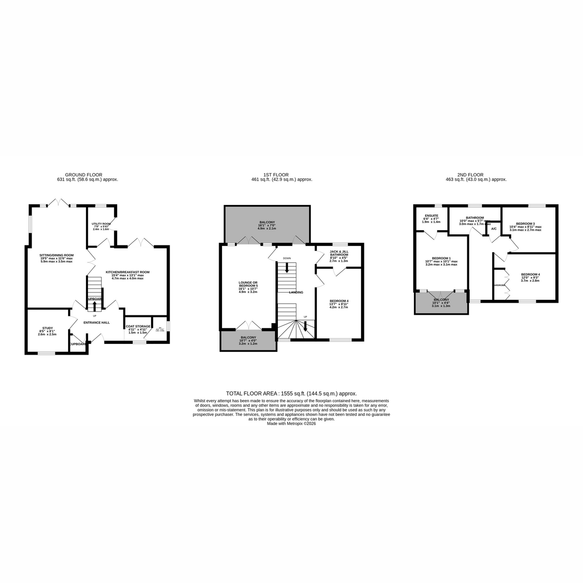 13, Embleton Lane, Swanscombe floorplan