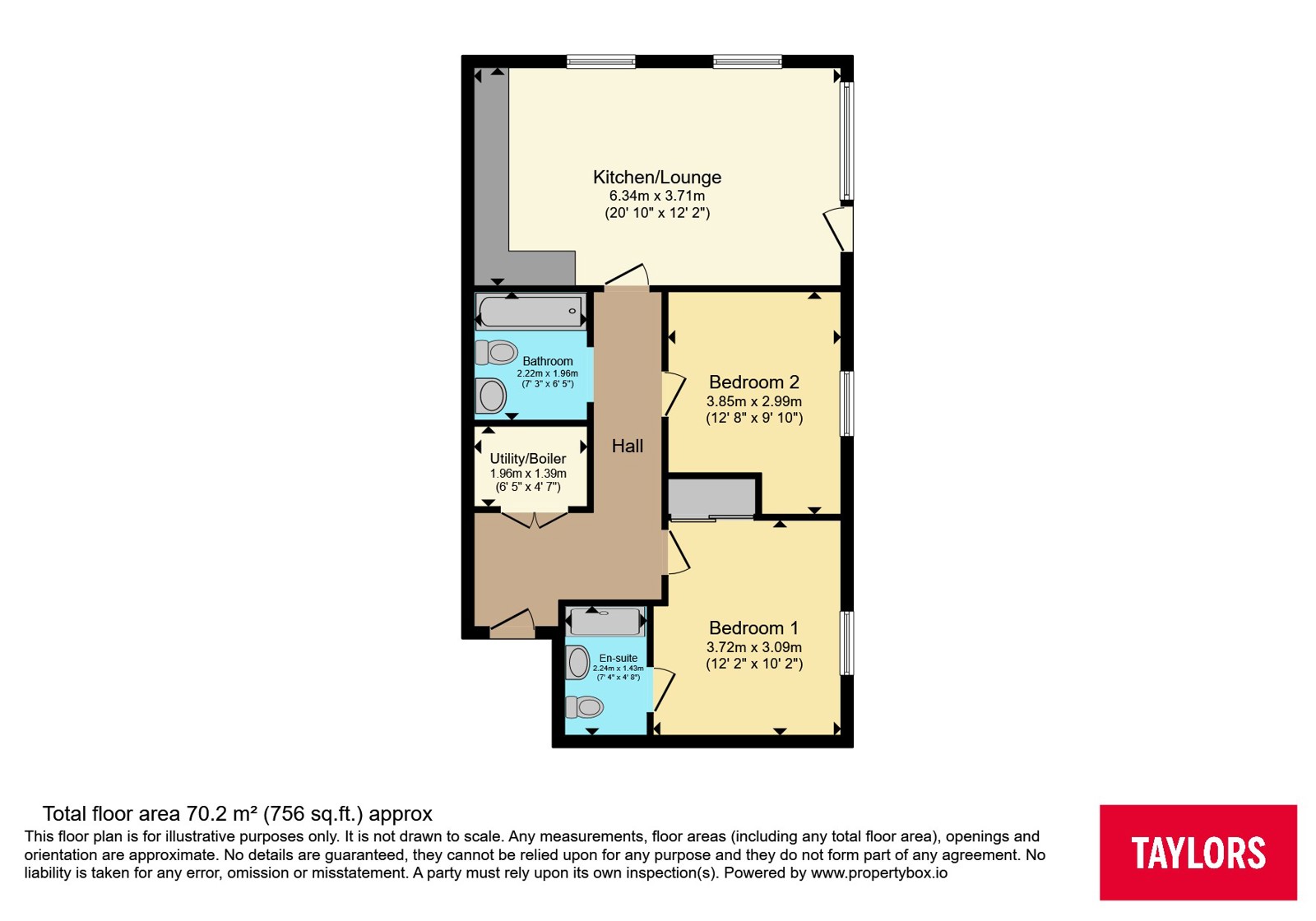 Flatts Close, Bristol floorplan