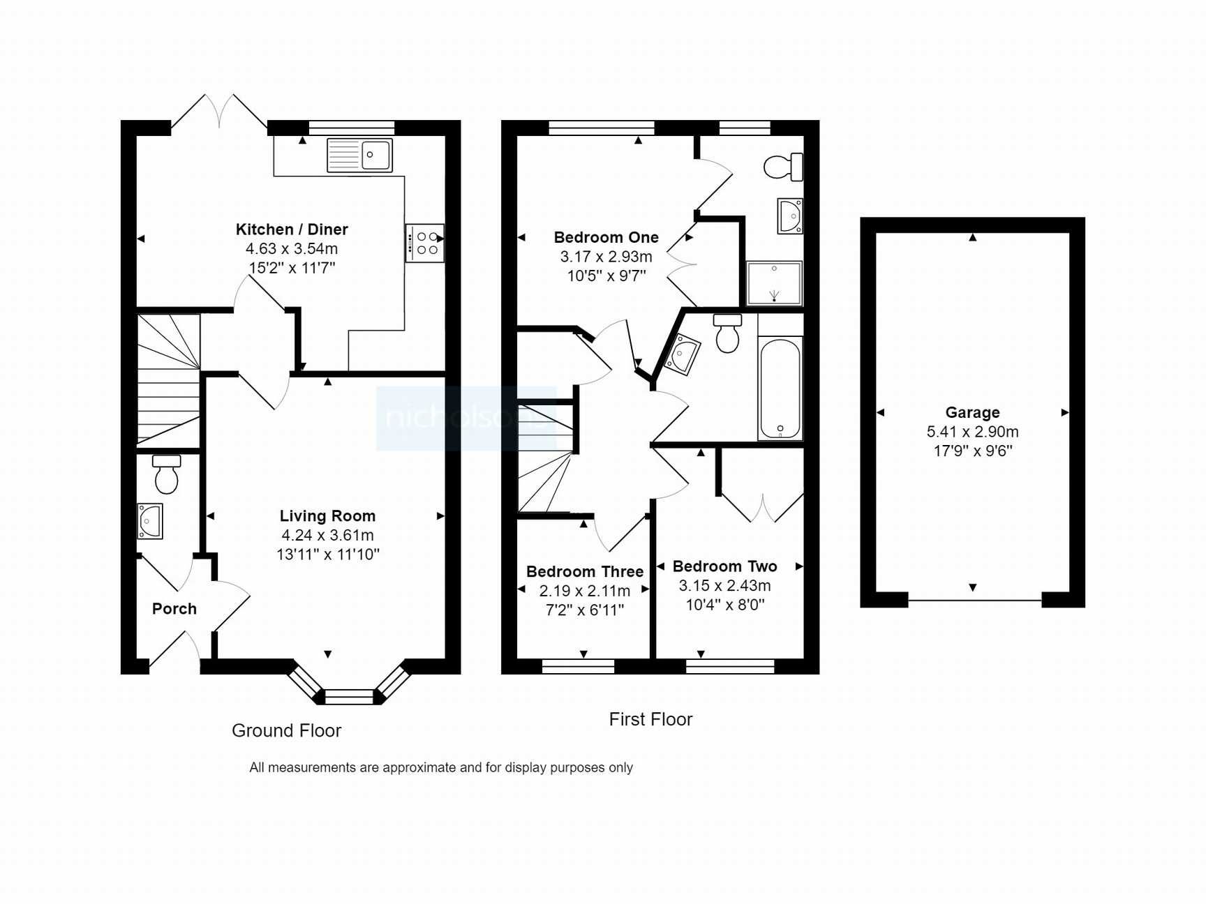 King John Street, Elvetham Heath, Fleet GU51, 3 bedroom terraced house