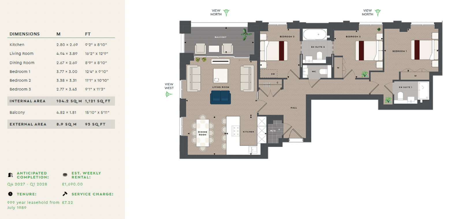 London Dock, Wapping, Arrival Square, London floorplan