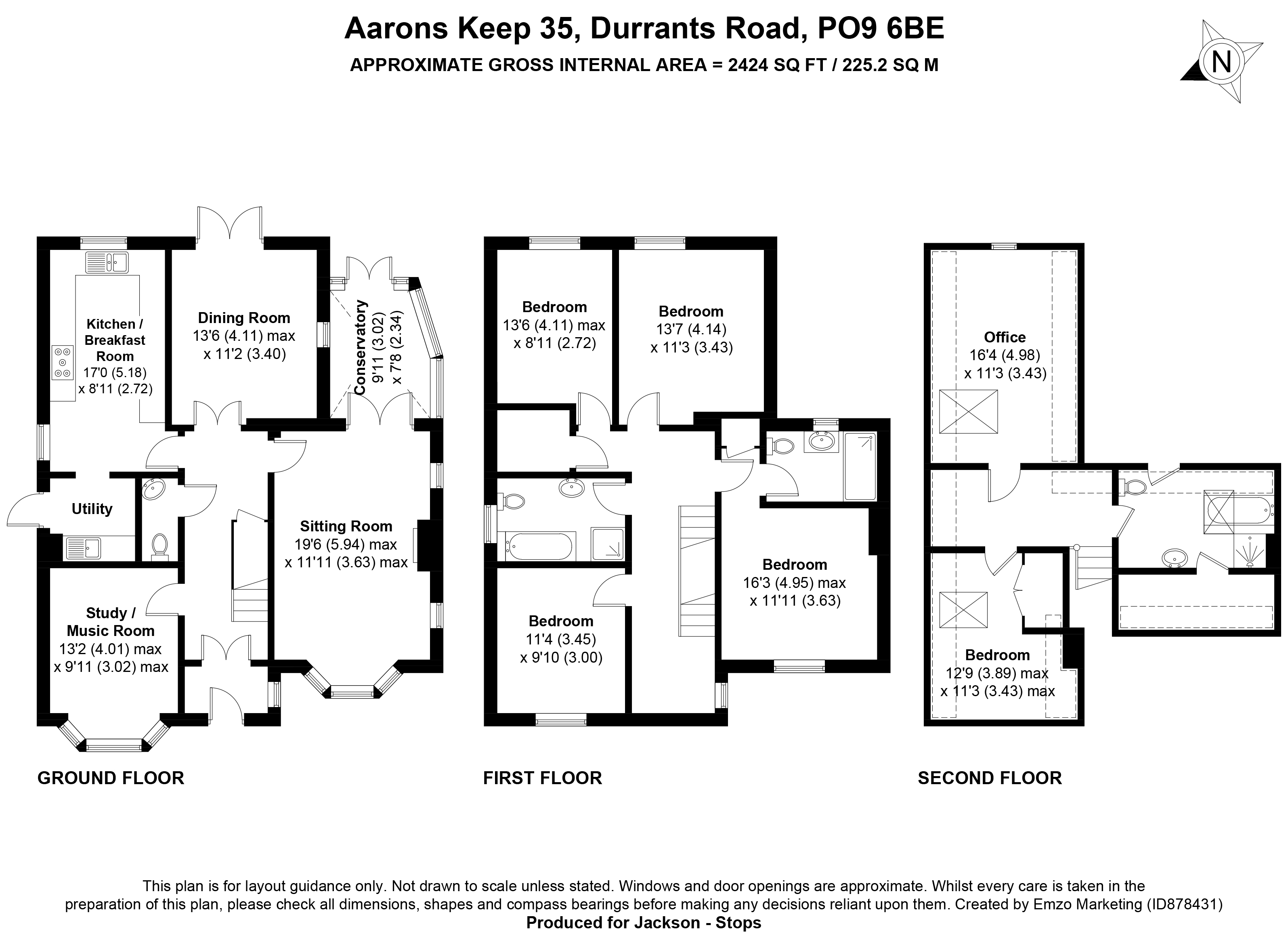Durrants Road, Rowlands Castle, Hampshire PO9, 6 bedroom detached house