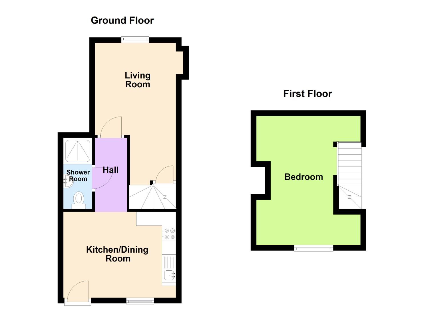 Flat 1/L, 2 Barend Street, Kames Bay, Millport floorplan