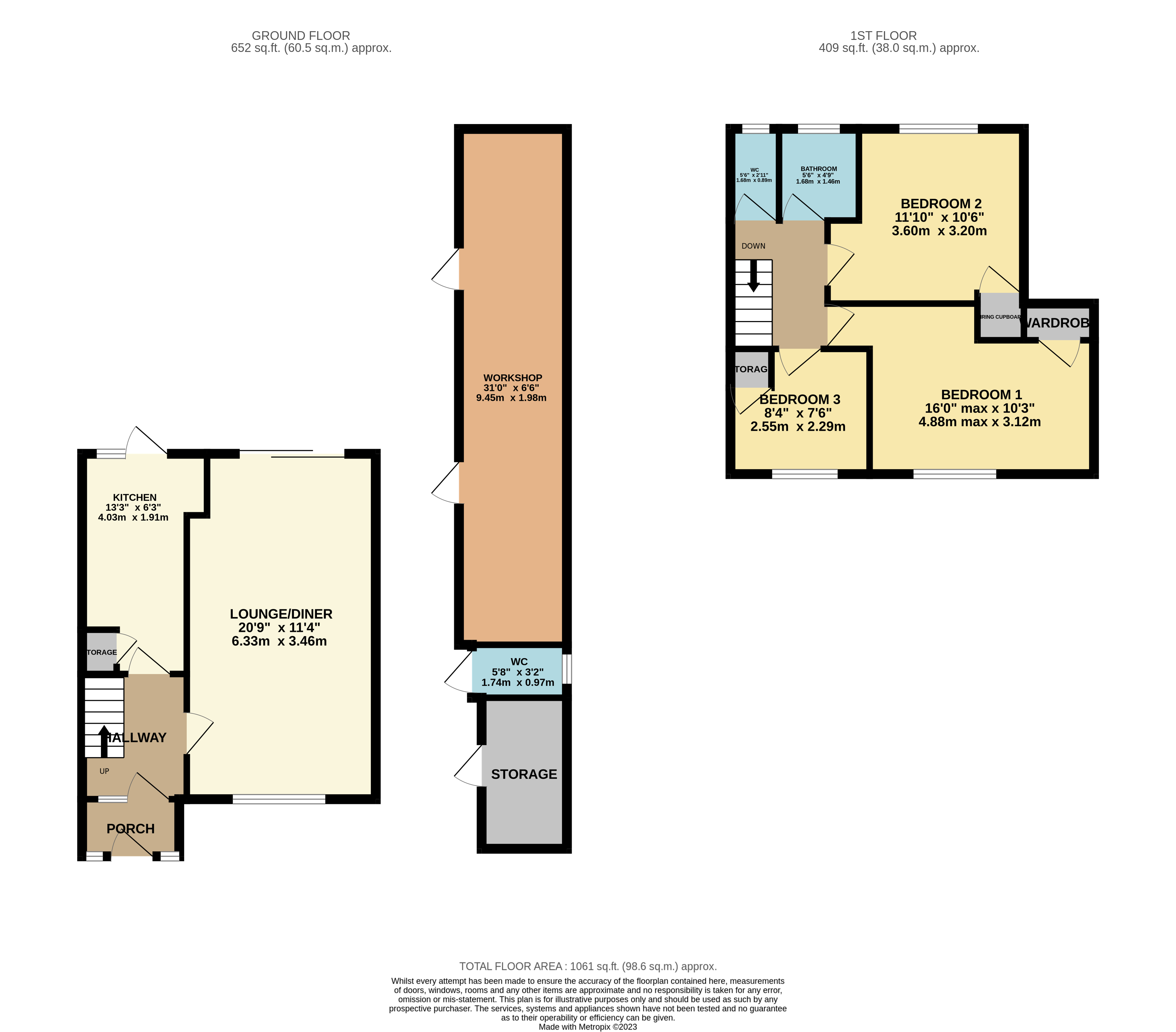 15, Abercorn Road, Bedfordshire floorplan