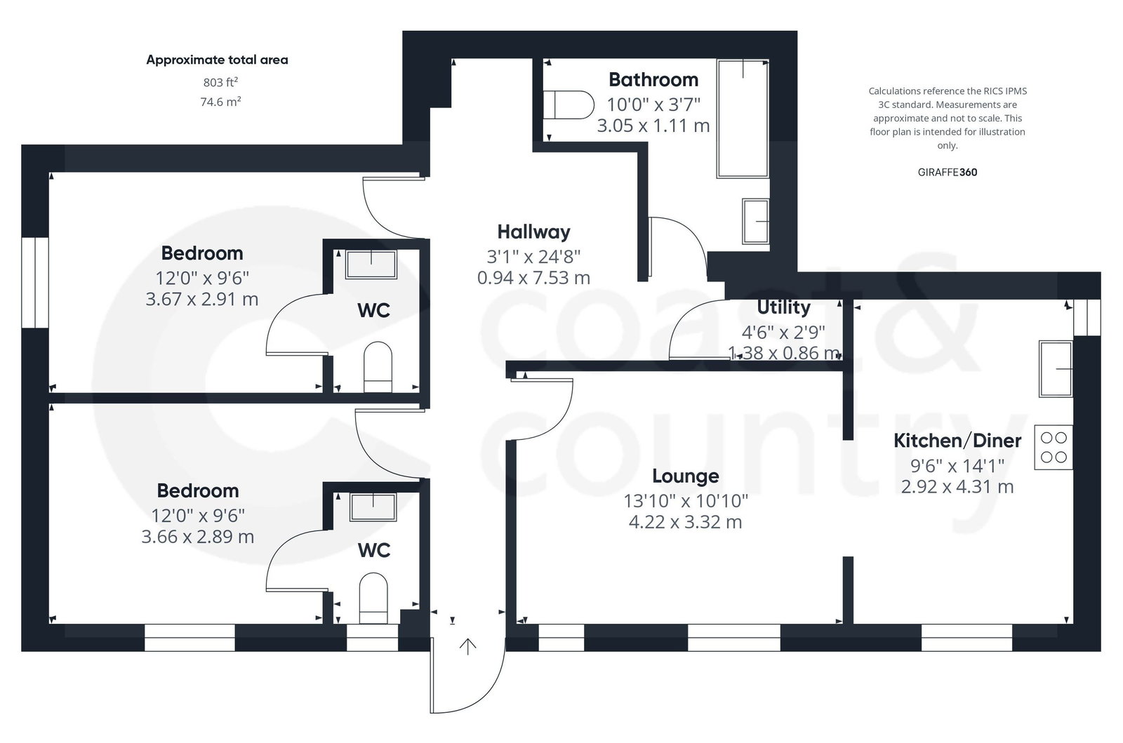 28,Flat 4, Keyberry Road, Newton Abbot floorplan